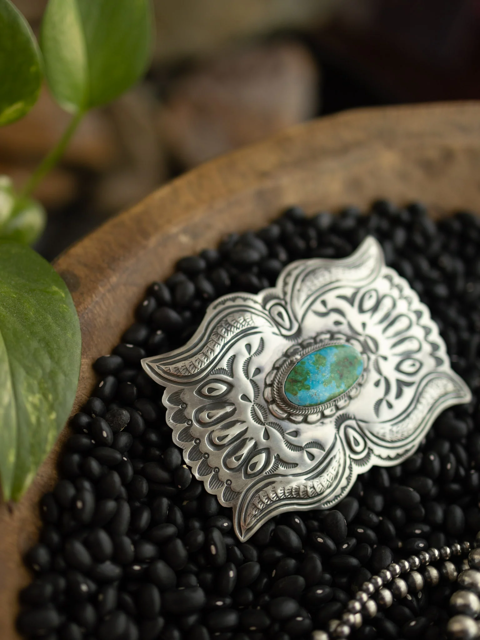 The Tish Turquoise Belt Buckle - Image 3