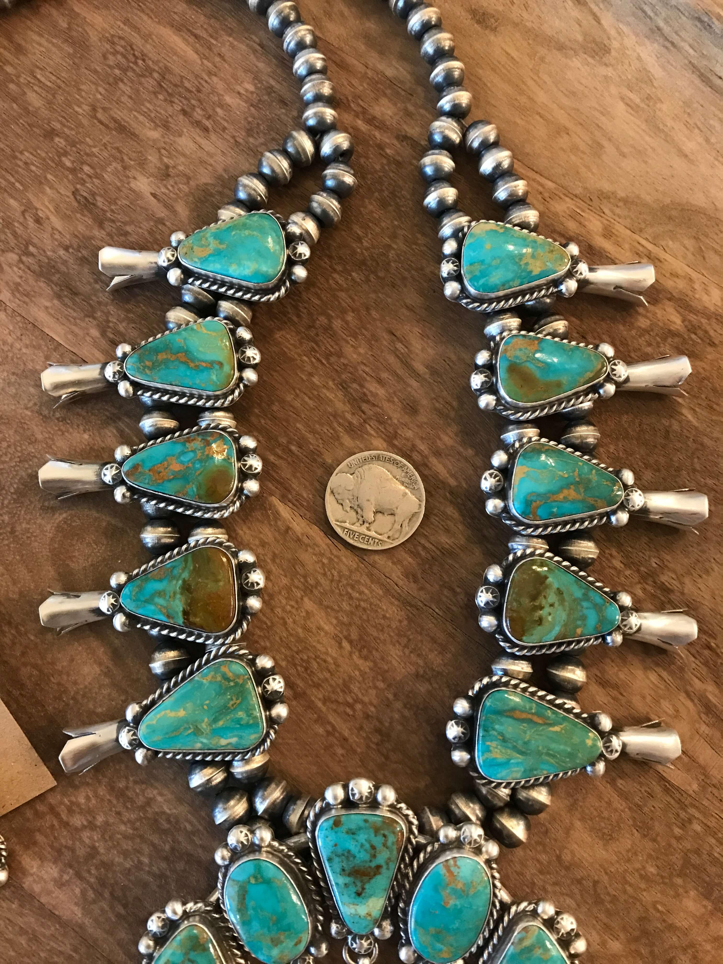 The Caledo Squash Blossom Necklace Set - Image 5