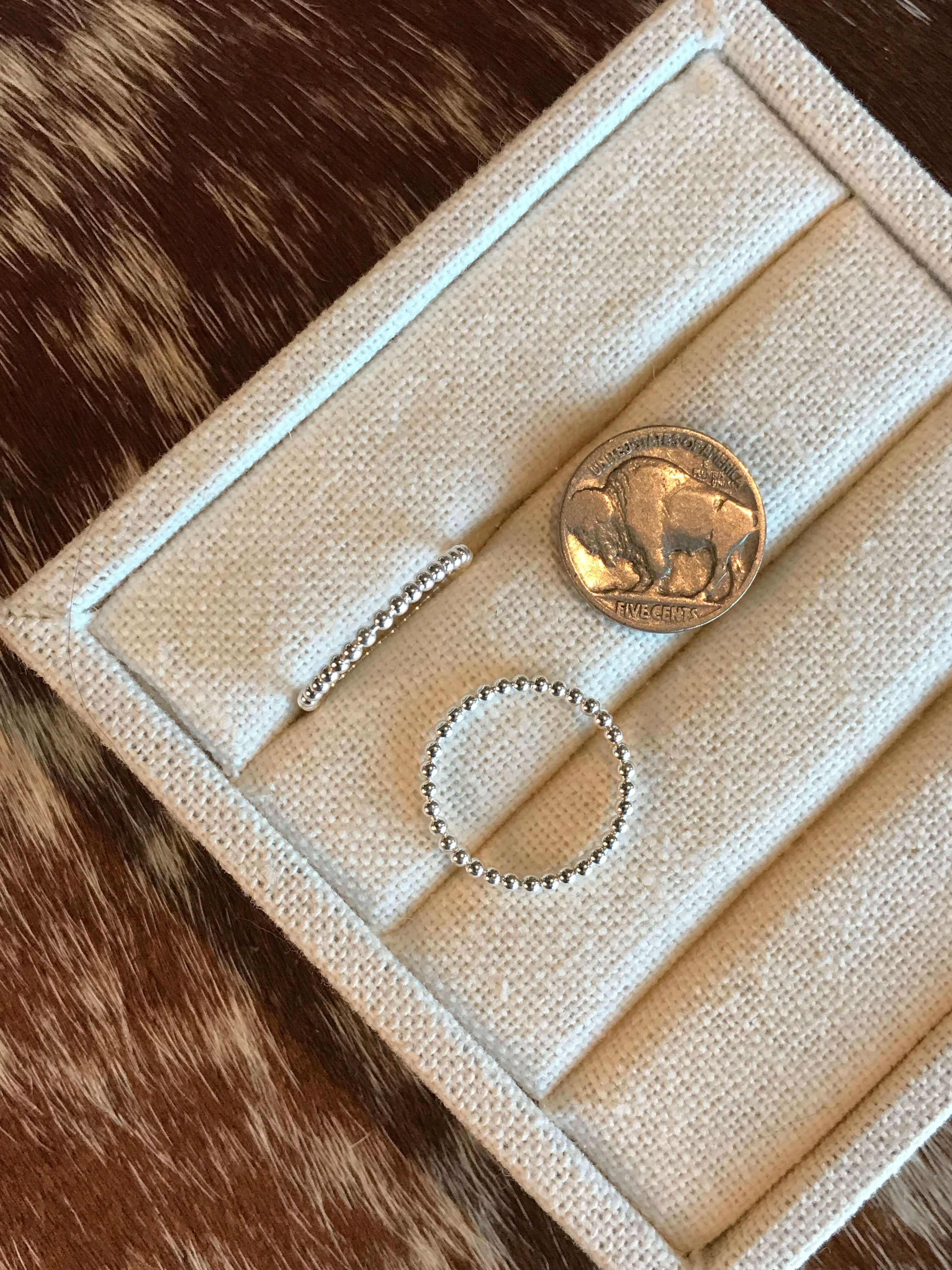 The 2mm Sterling Bead Ring - Image 3