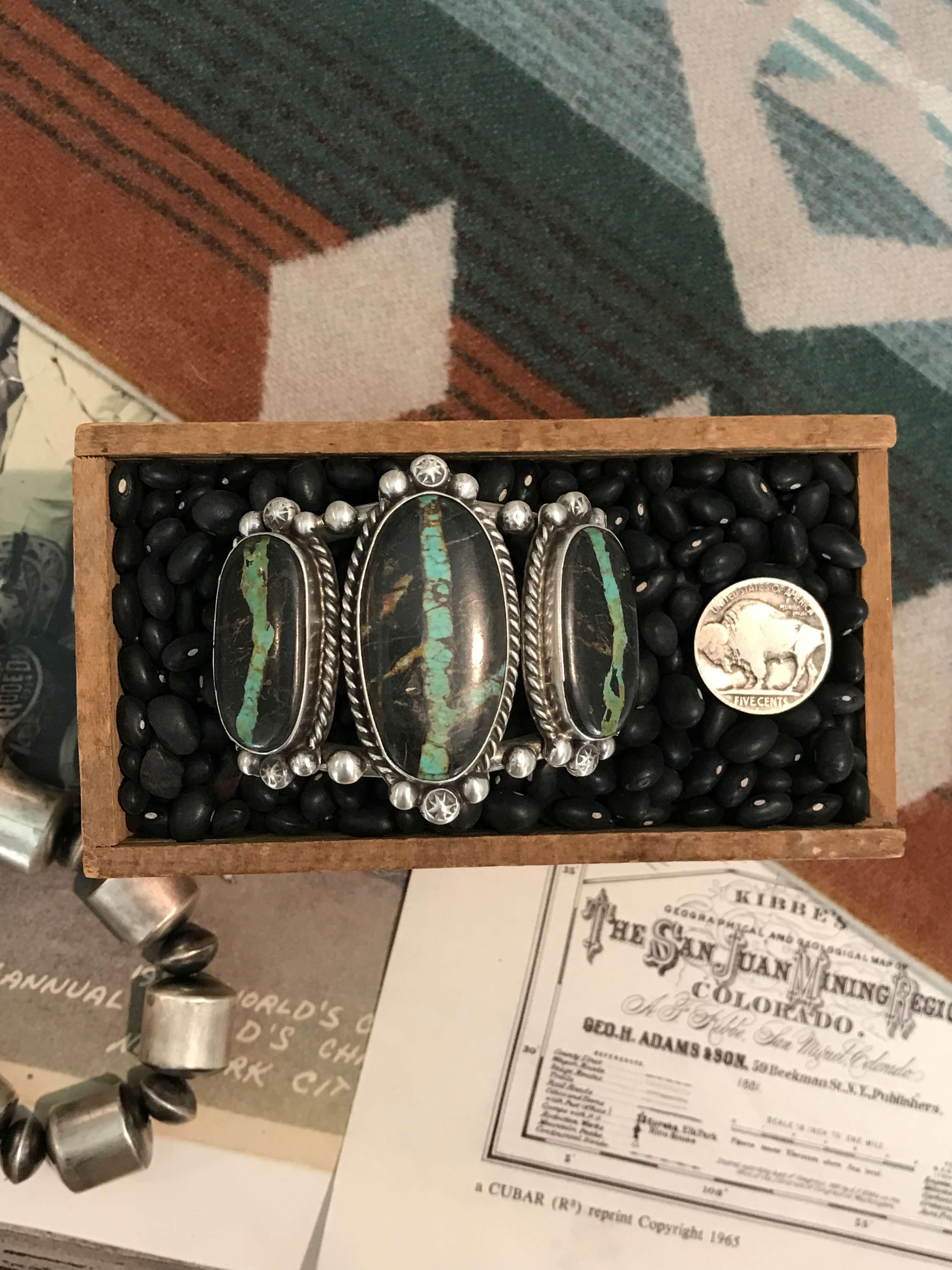 The 3 Stone Black Jack Cuff, 3 - Image 3