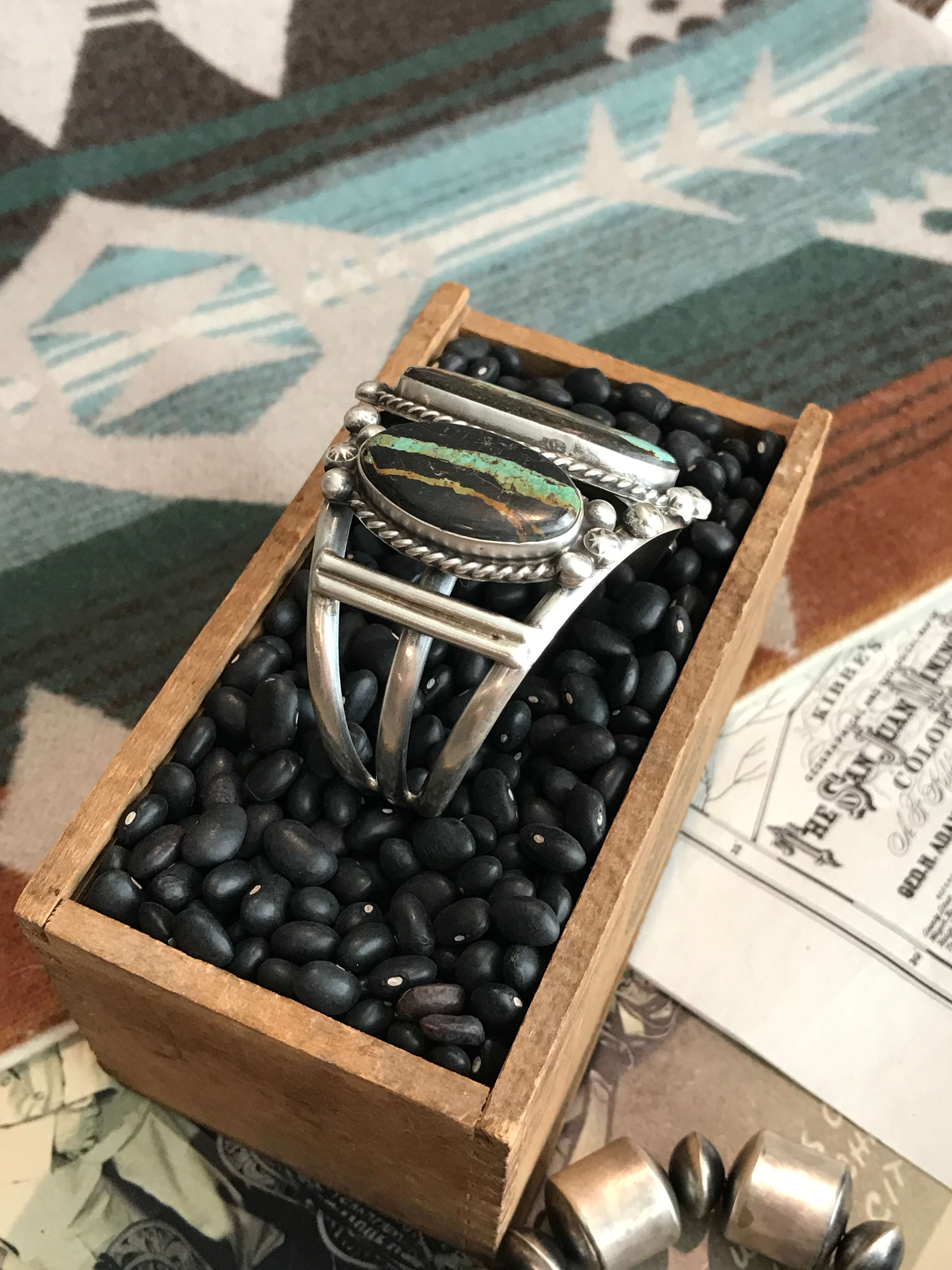 The 3 Stone Black Jack Cuff, 5 - Image 4