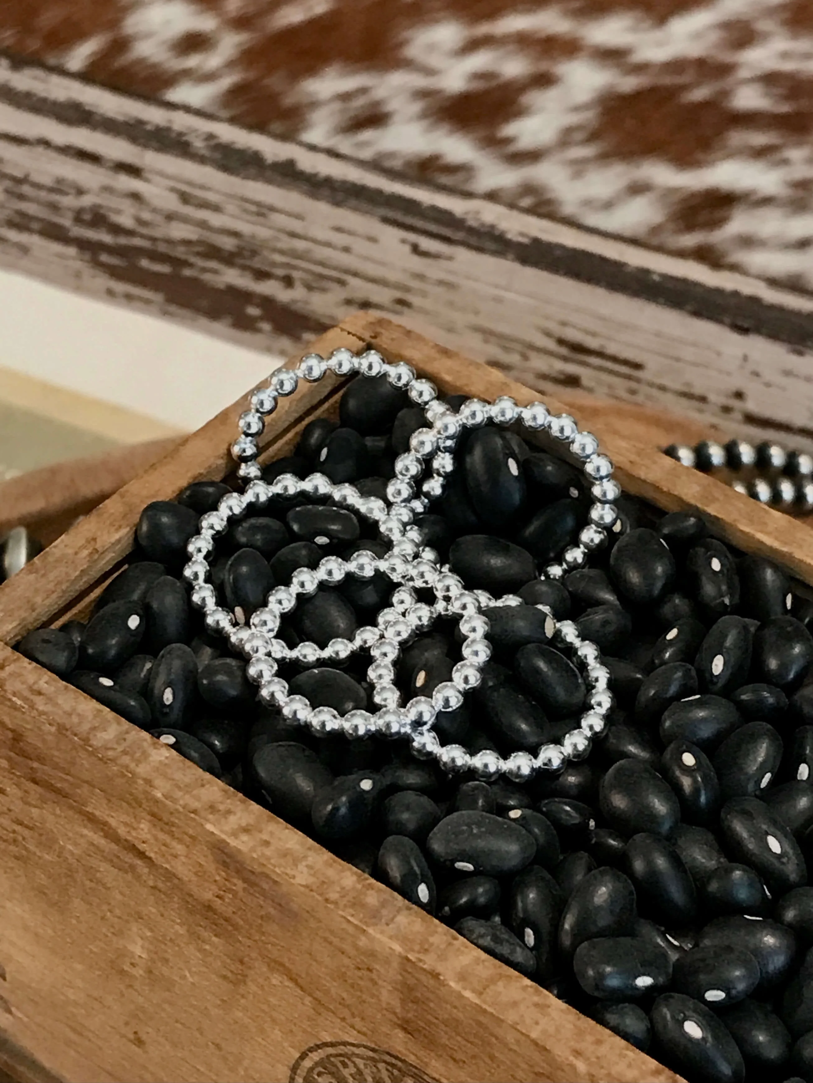 The 3mm Sterling Bead Ring