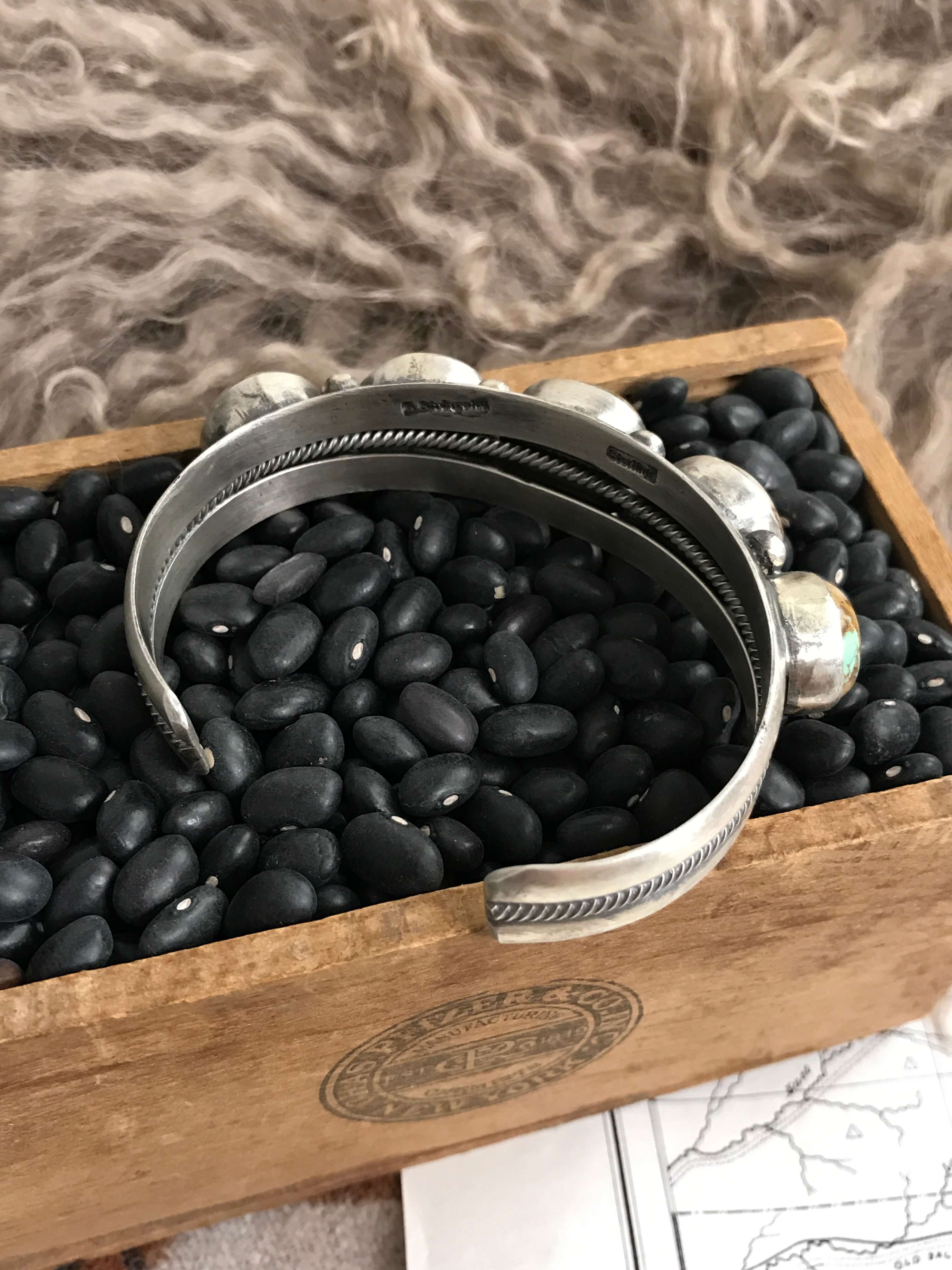 The 5 Stone Ribbon Cuff, 1 - Image 3