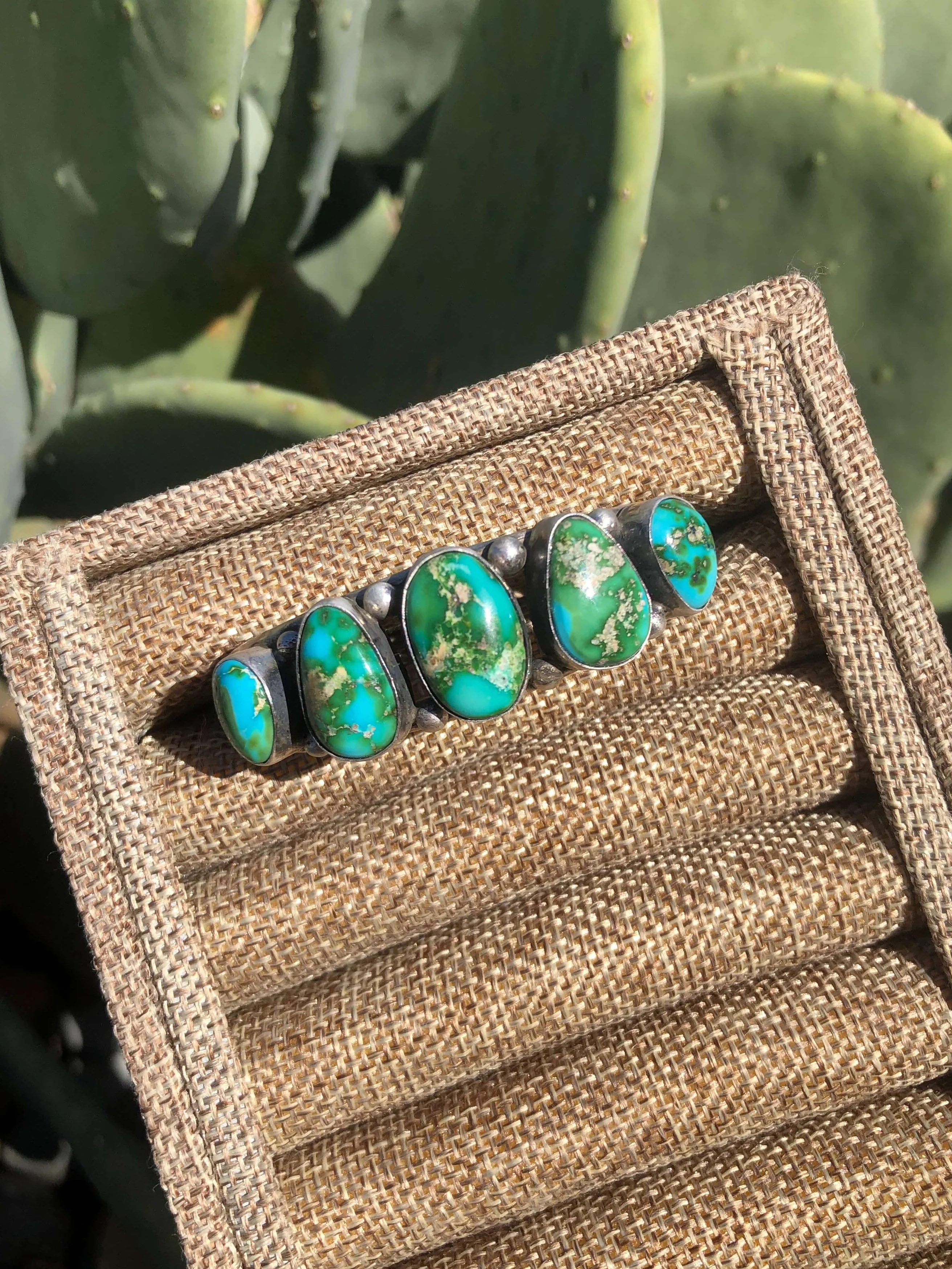 The 5 Stone Turquoise Cuff, 1