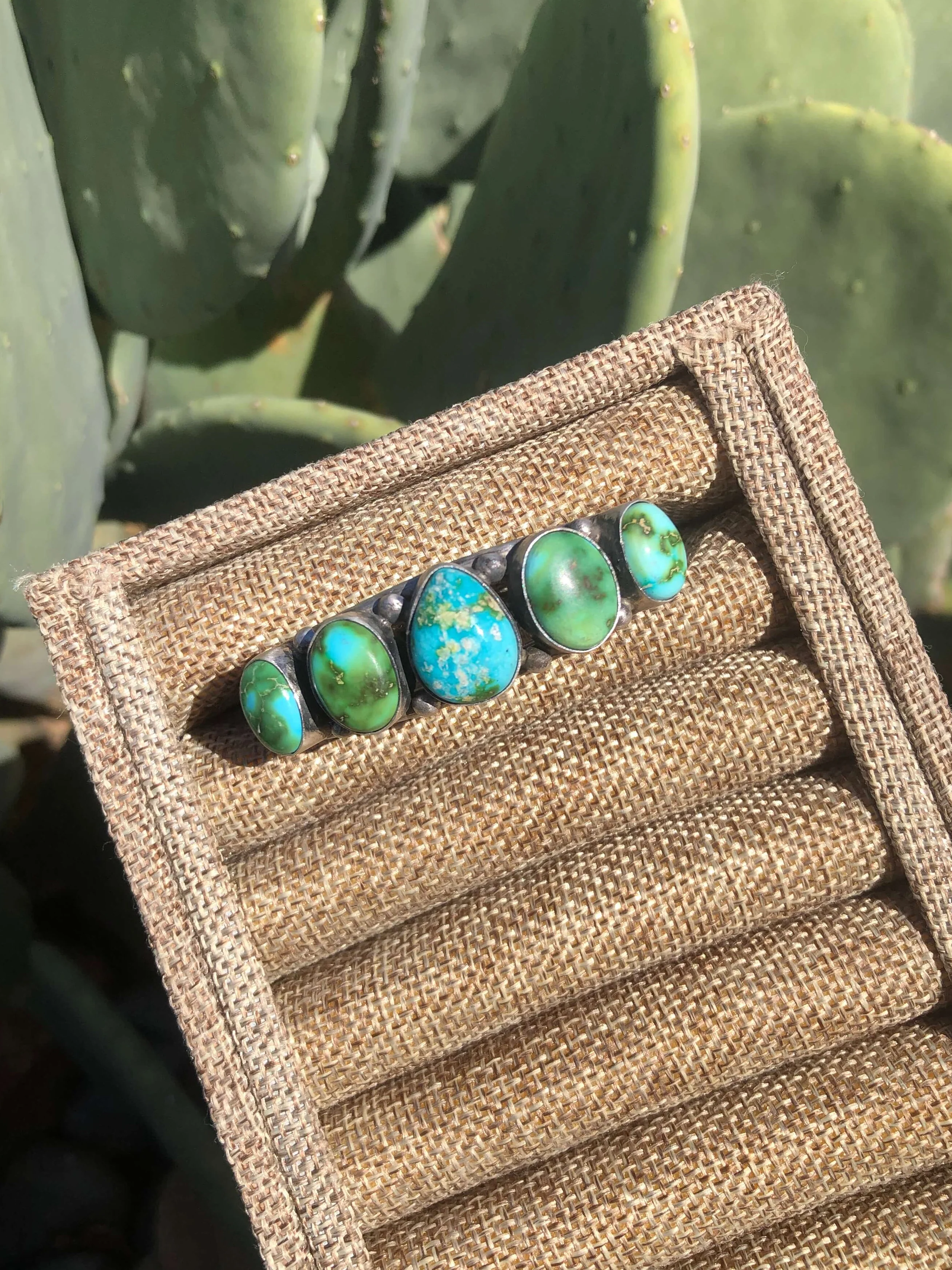 The 5 Stone Turquoise Cuff, 2