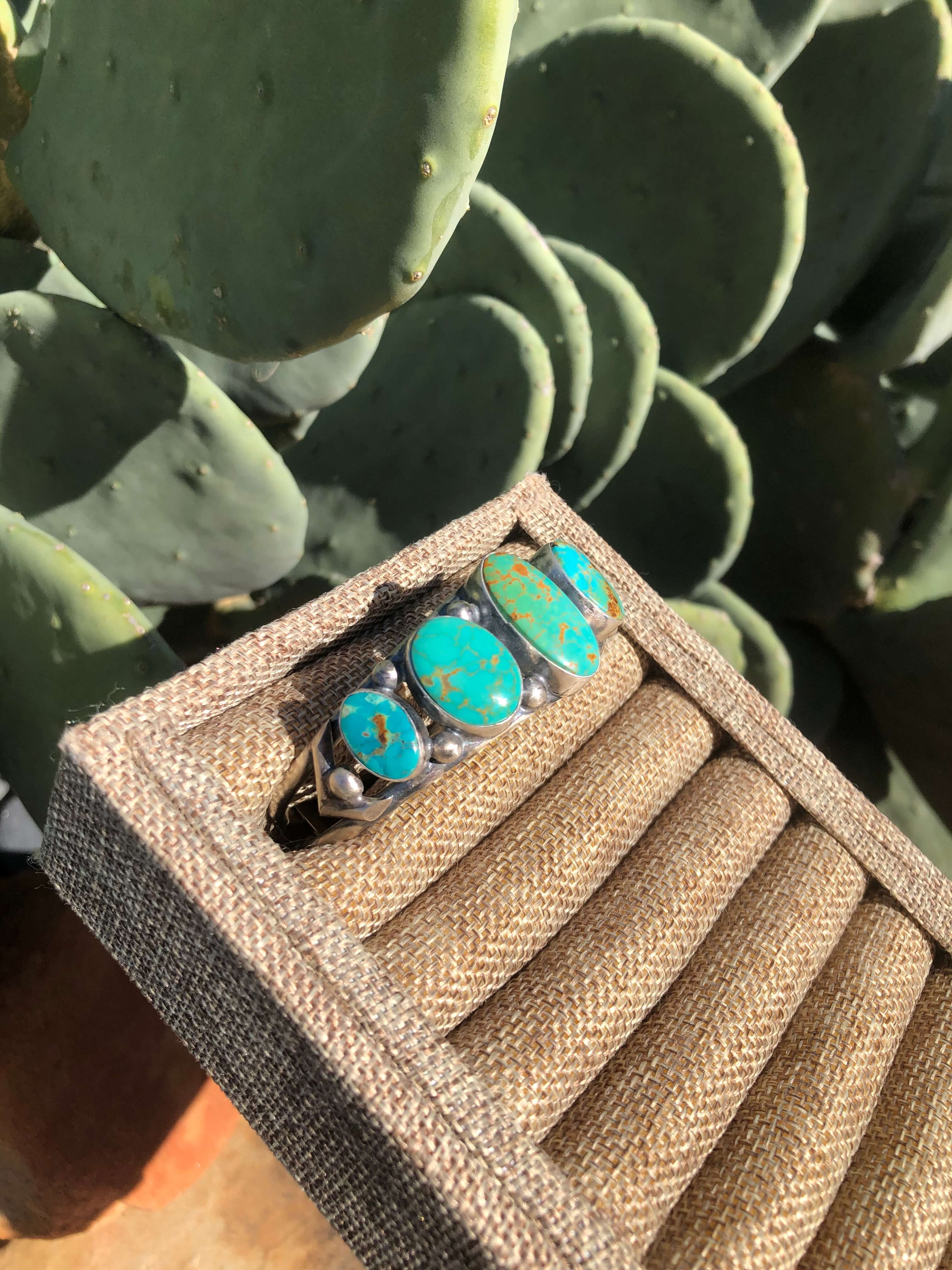 The 5 Stone Turquoise Cuff, 3 - Image 4