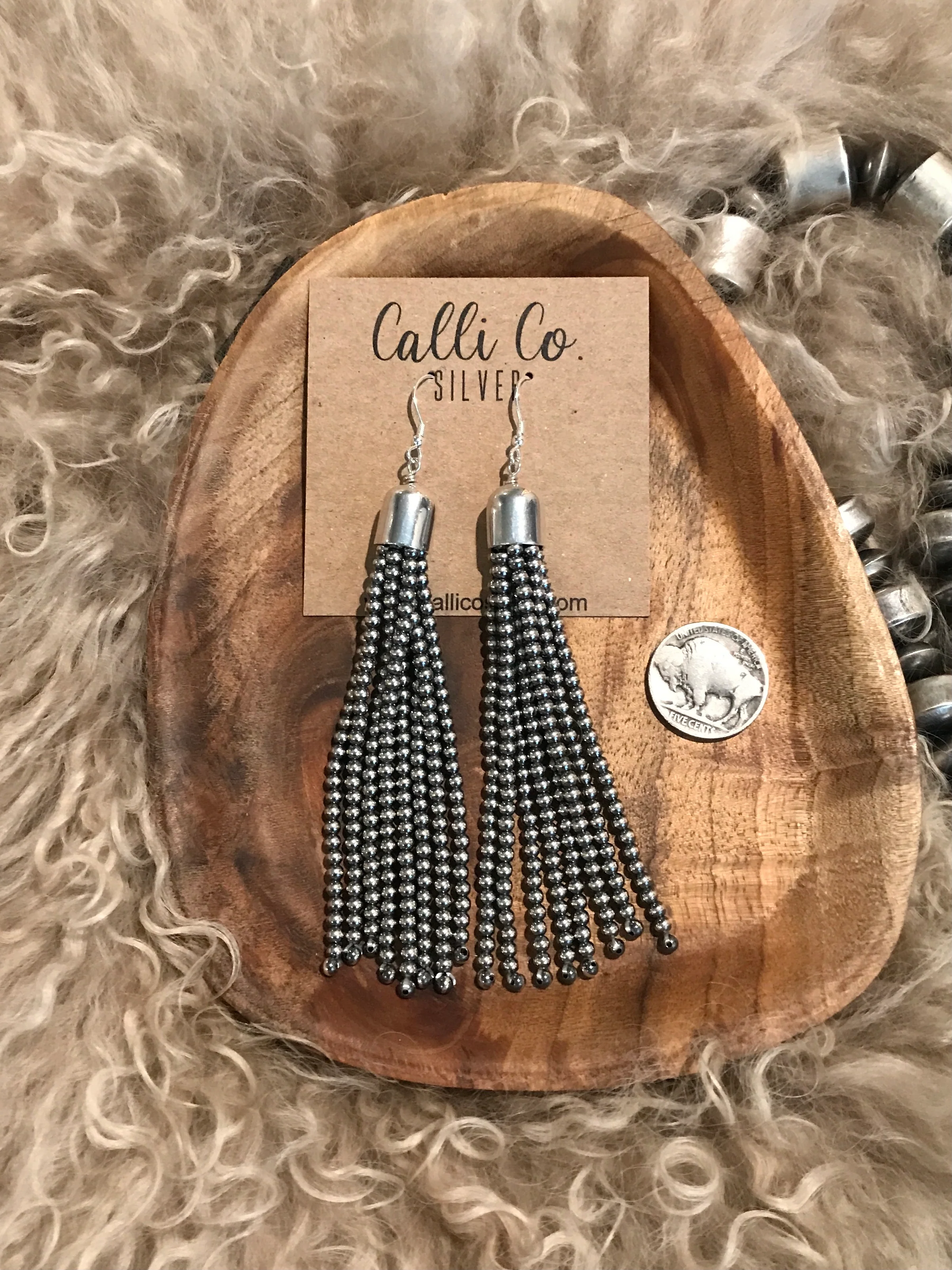 The Abrams Tassel Earrings - Image 2
