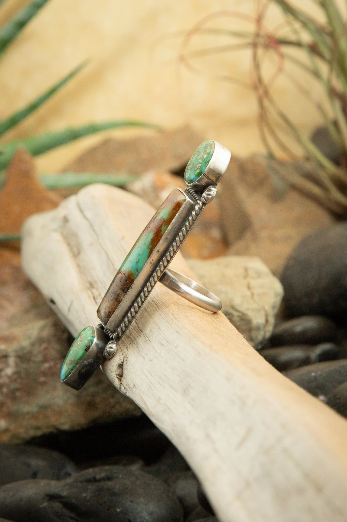 The Adjustable 3 Stone Ring, 2 - Image 4
