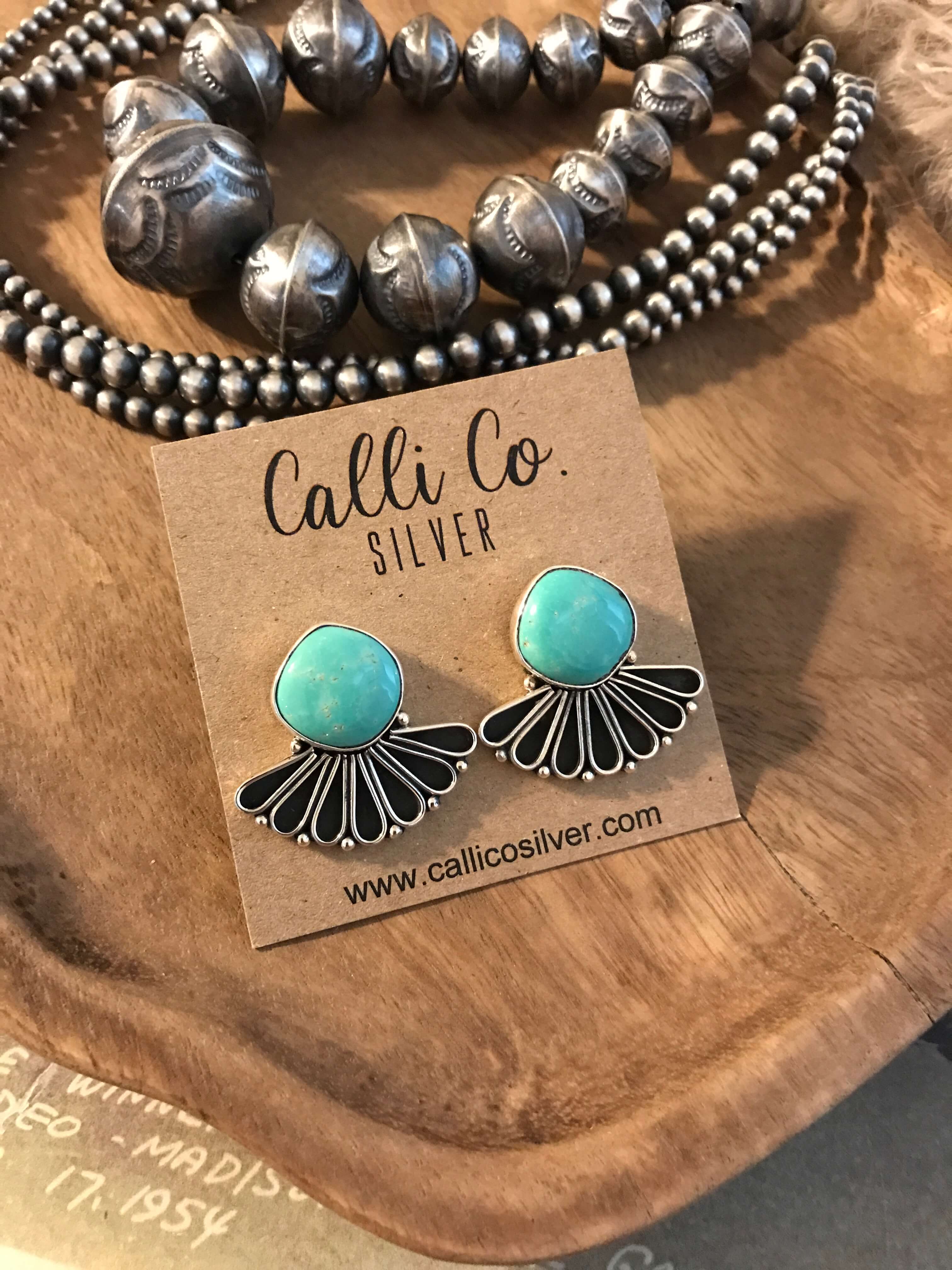 The Alaskan Turquoise Earrings, 1