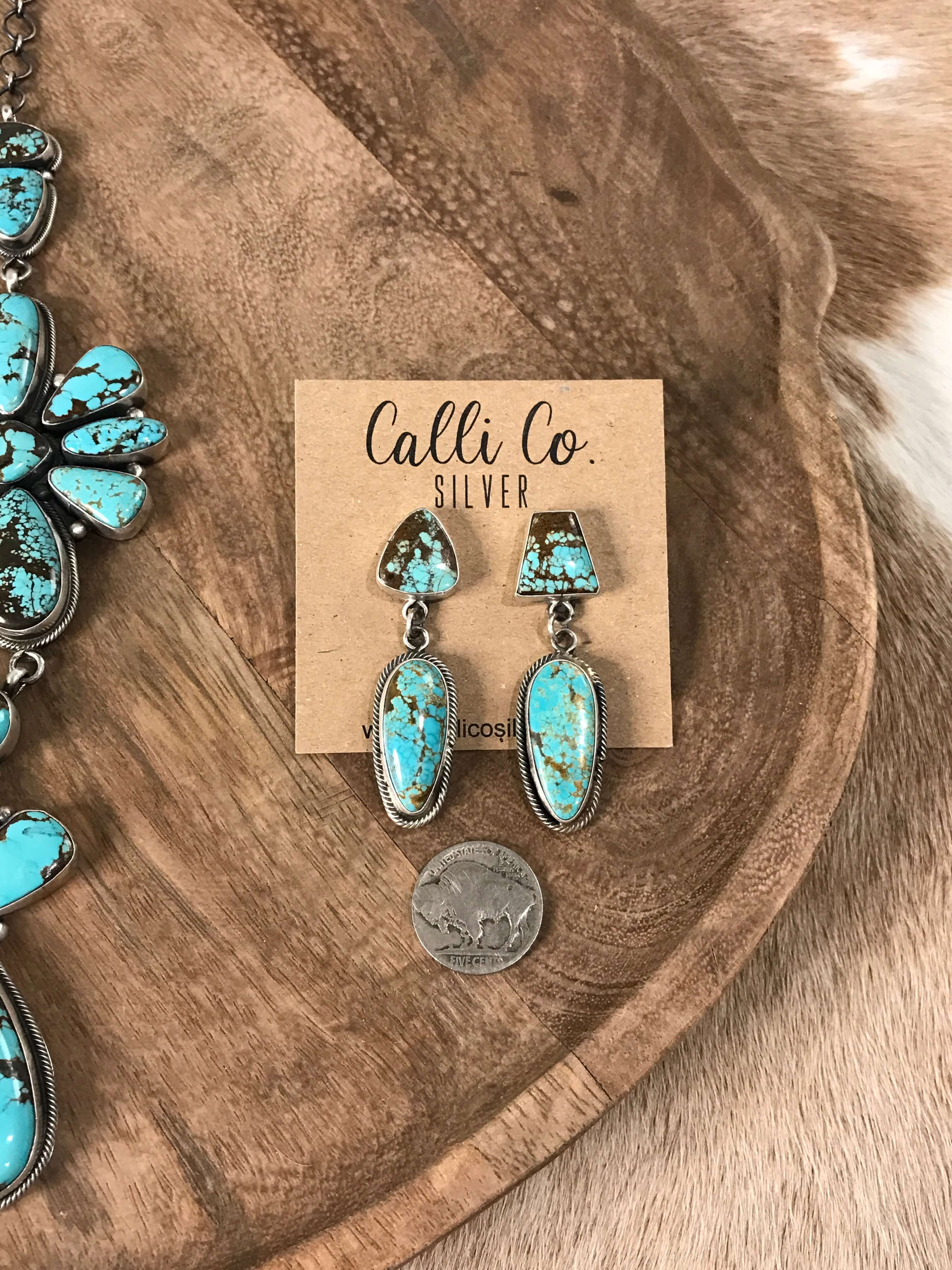 The Antigo Turquoise Statement Necklace Set - Image 5