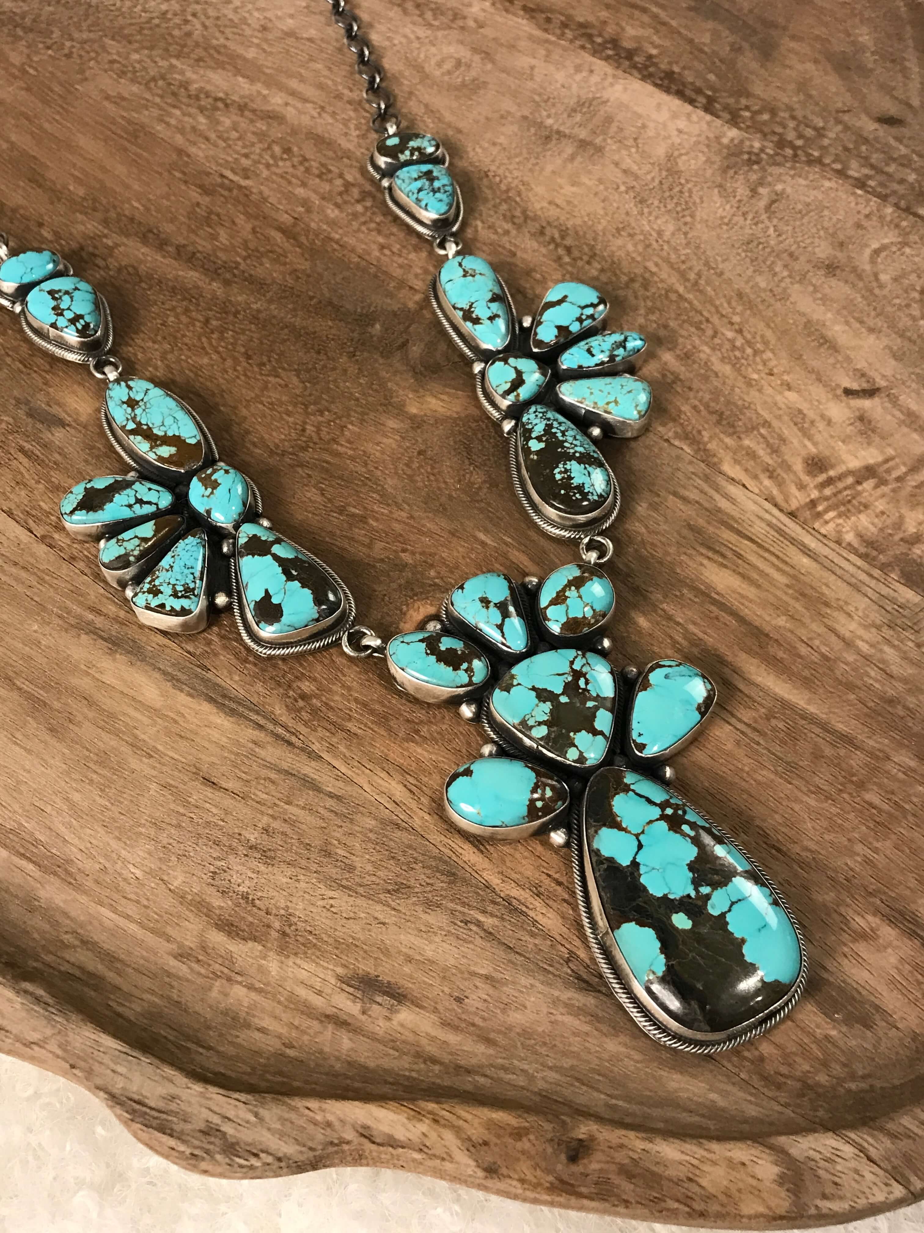 The Antigo Turquoise Statement Necklace Set - Image 7