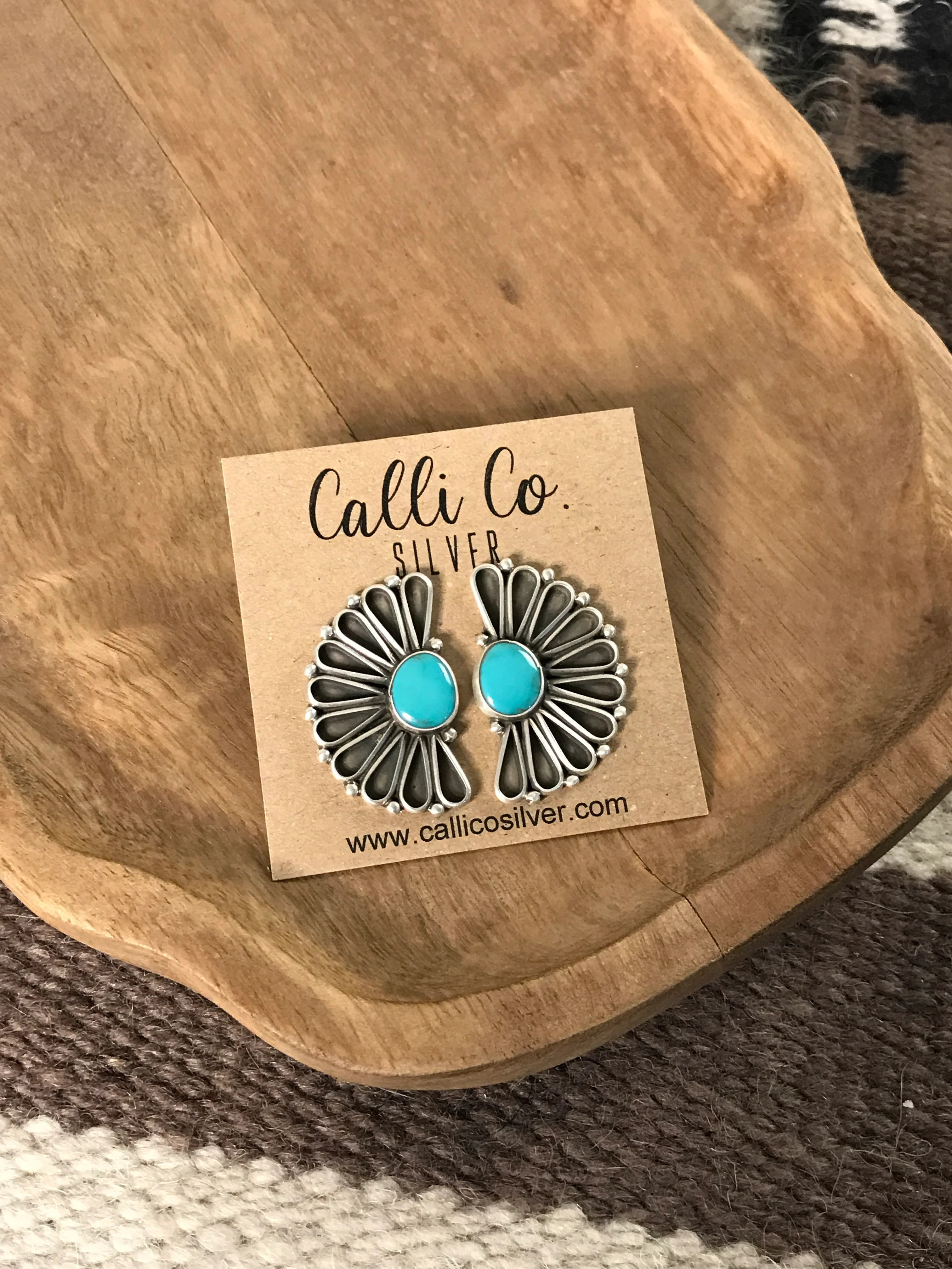 The Aurora Turquoise Earrings, 1