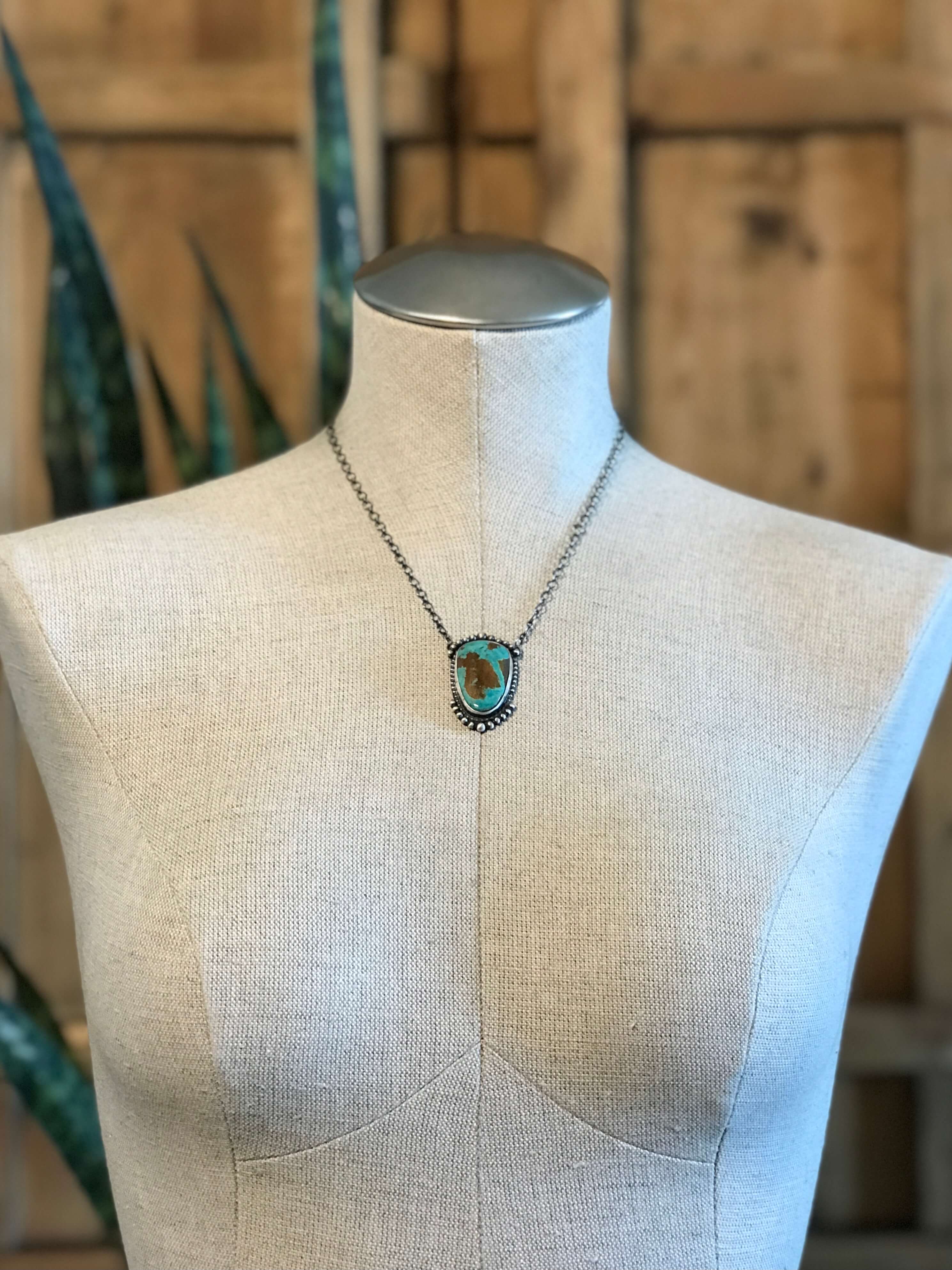 The Ballena Necklace in Turquoise, 2 - Image 2