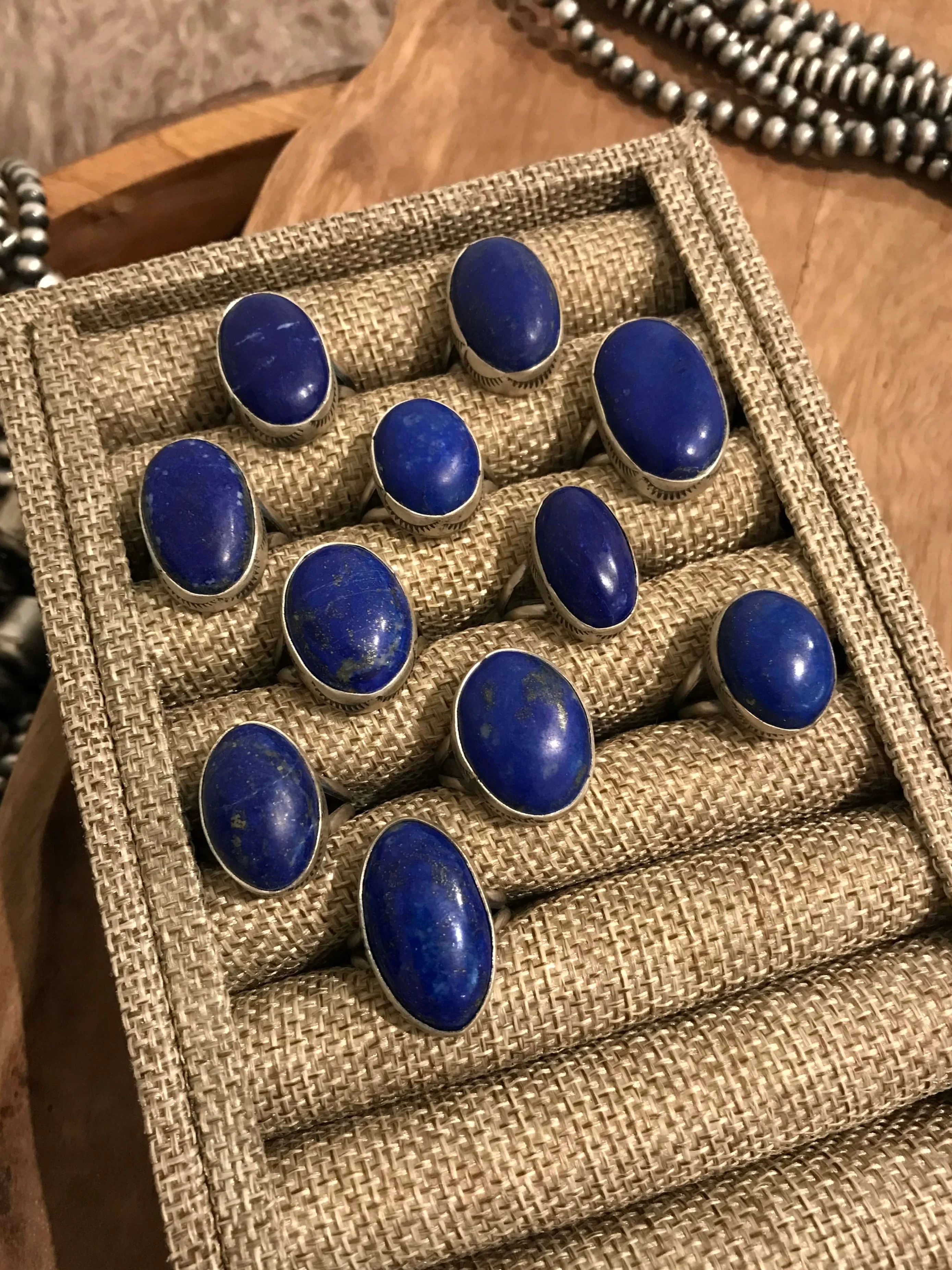 The Bandera Rings in Lapis