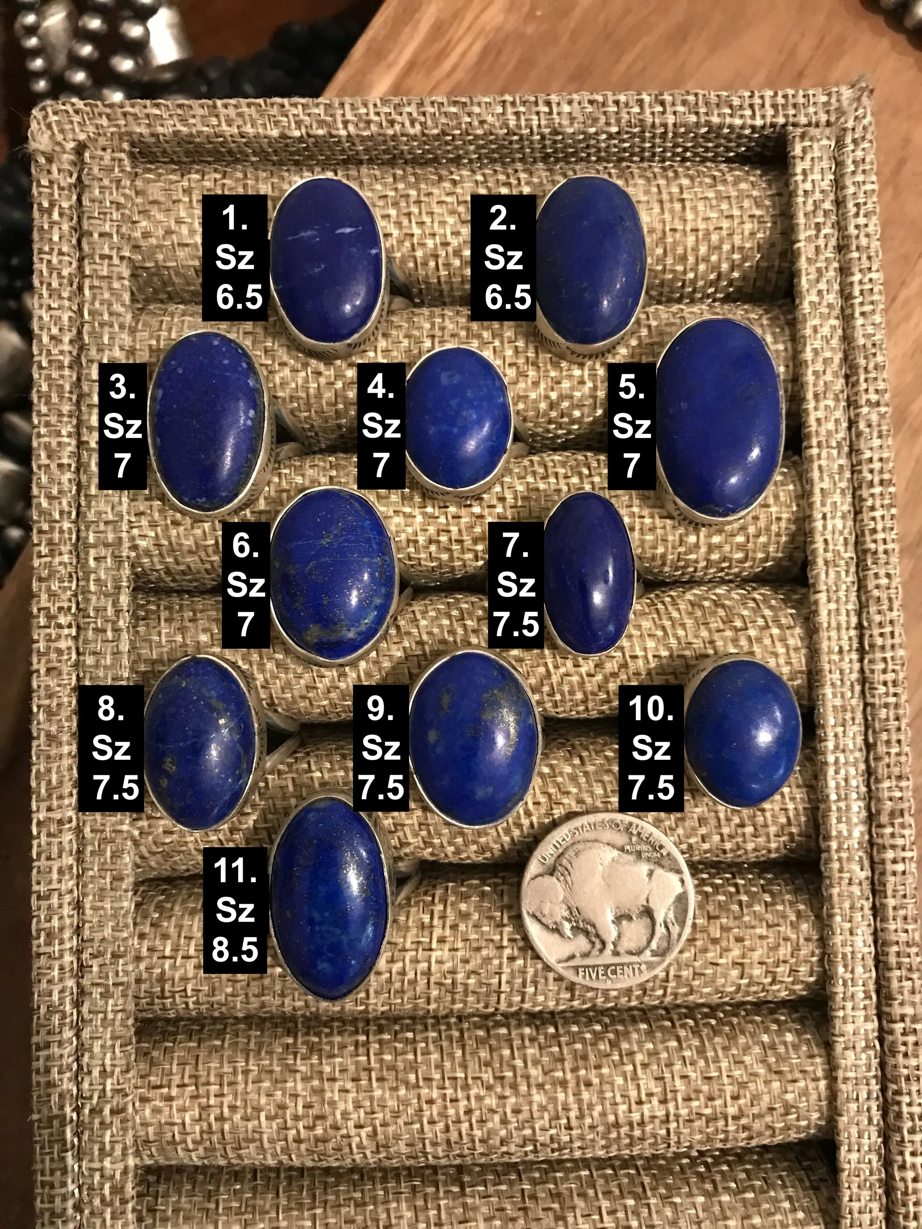 The Bandera Rings in Lapis - Image 2