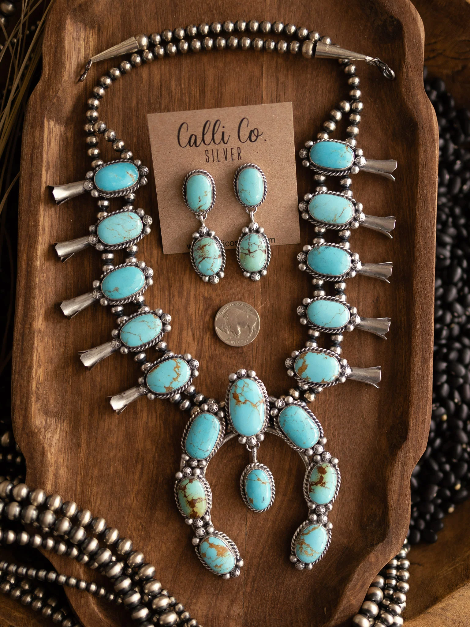 The Beacon Squash Blossom Necklace Set - Image 5
