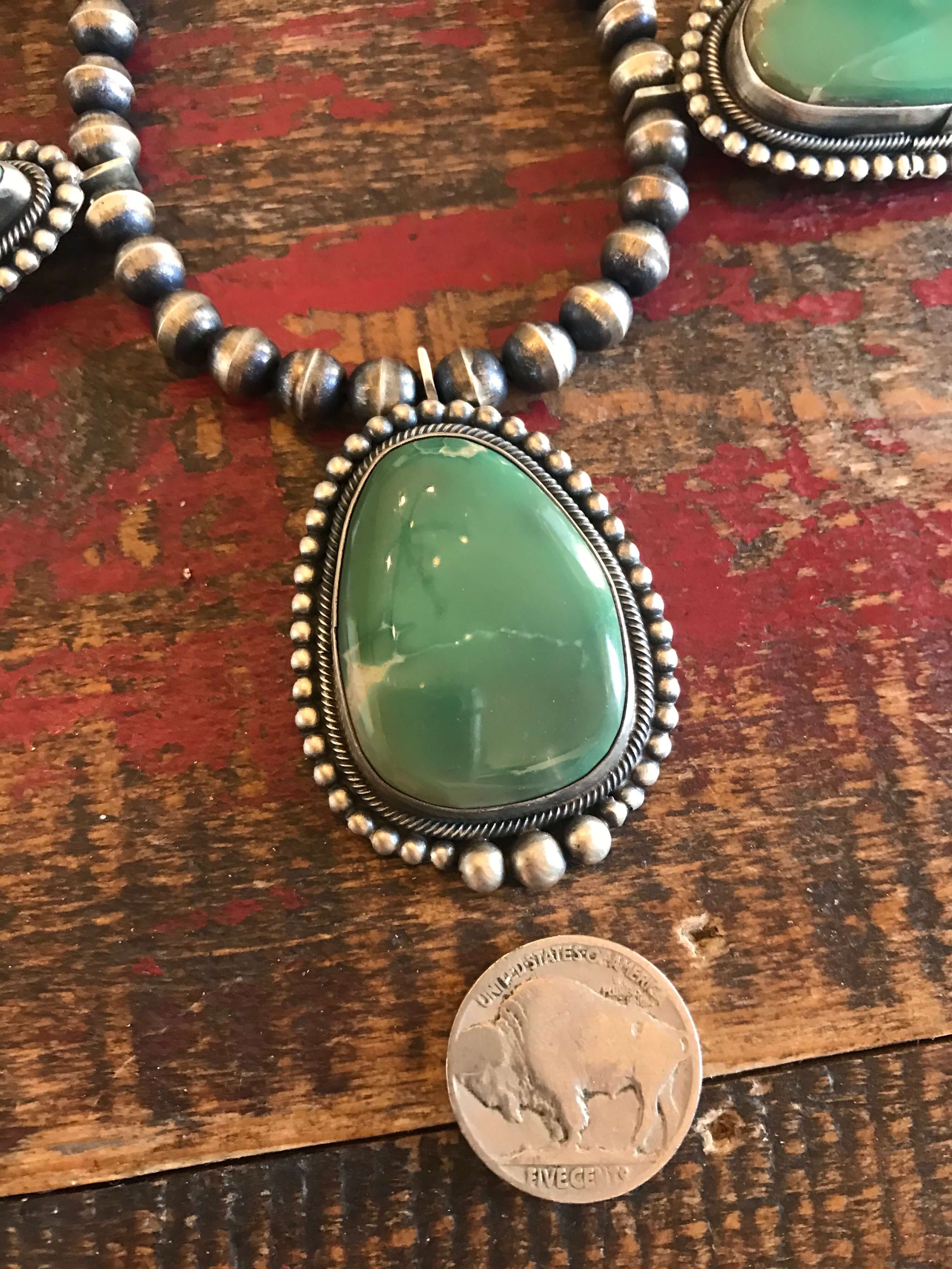 The Belgrade Turquoise Statement Necklace - Image 3