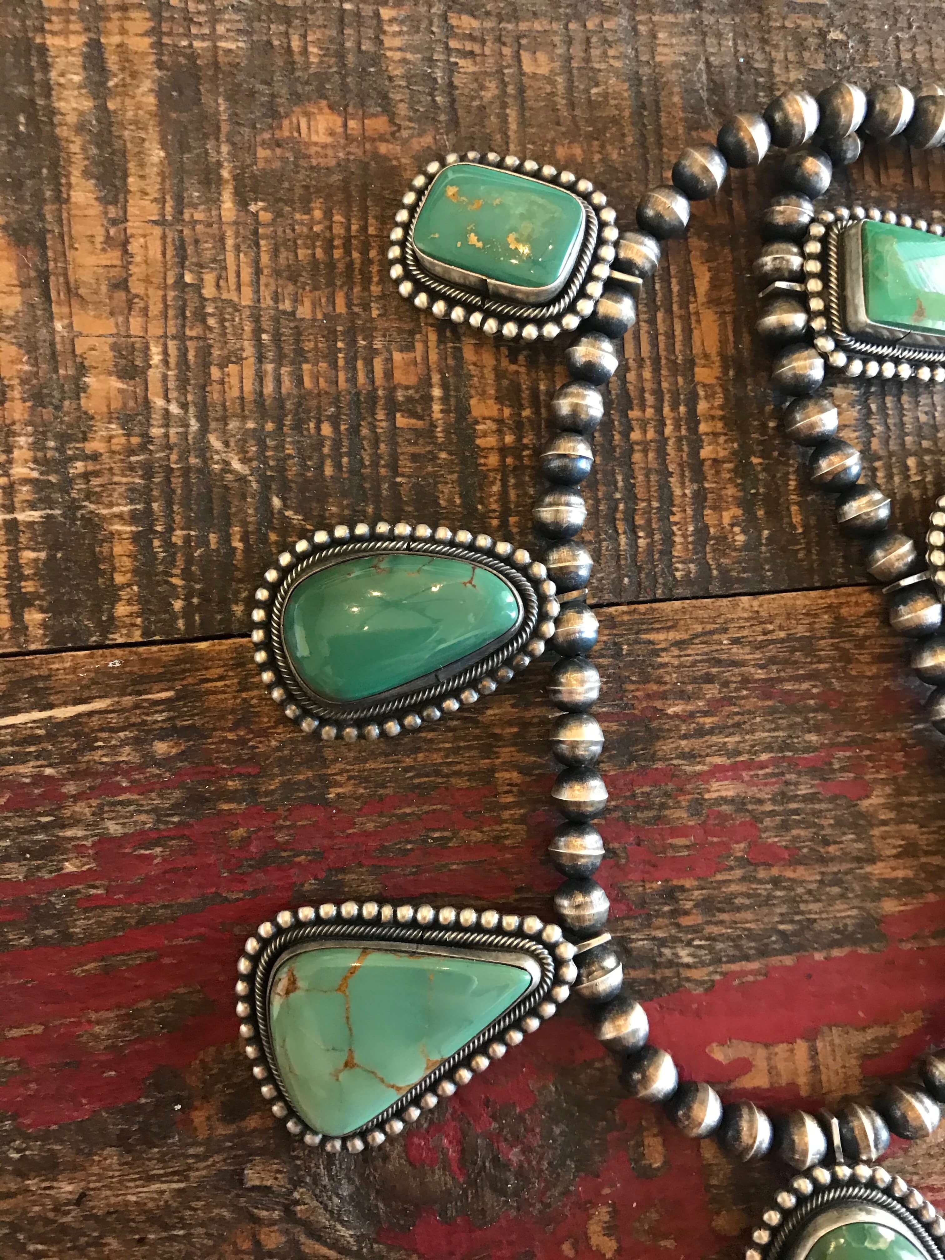 The Belgrade Turquoise Statement Necklace - Image 4