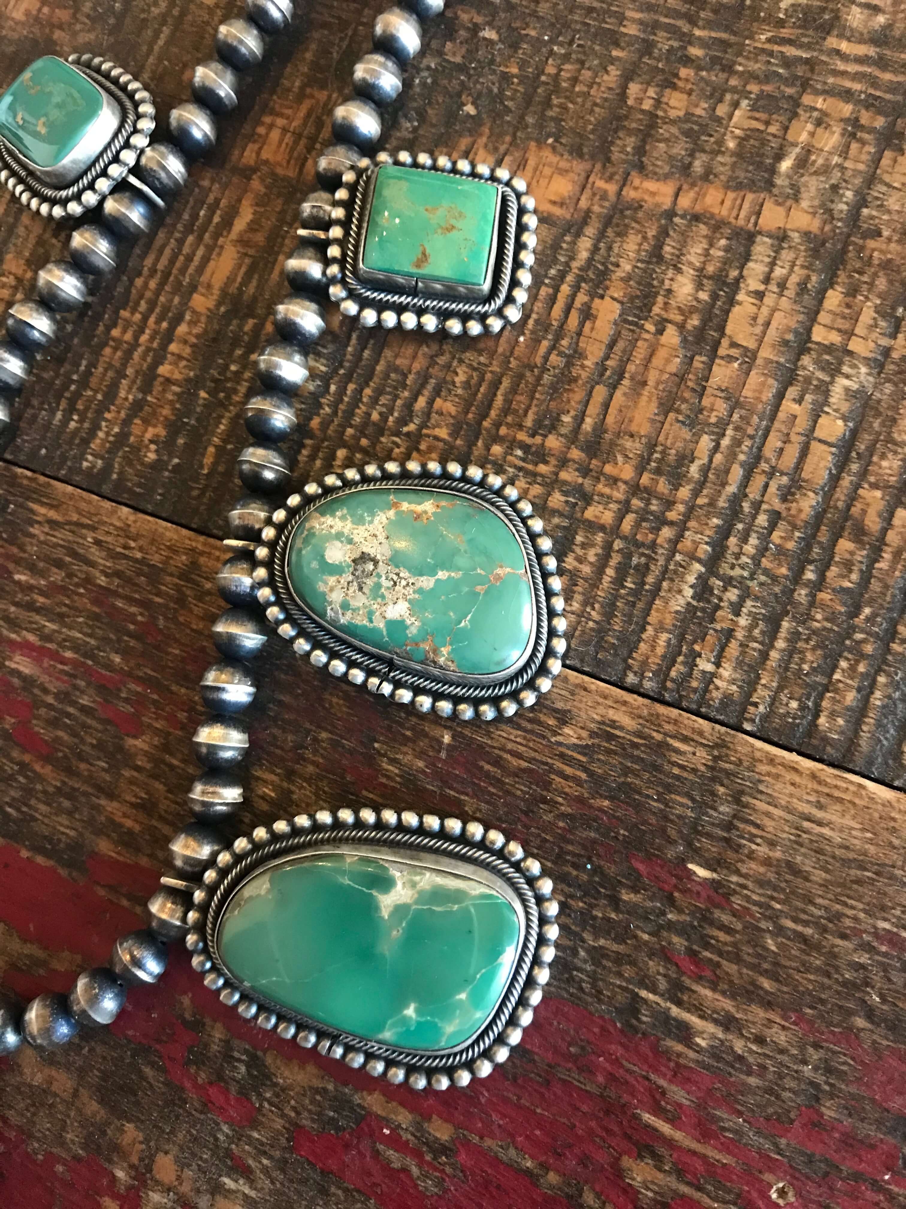 The Belgrade Turquoise Statement Necklace - Image 5