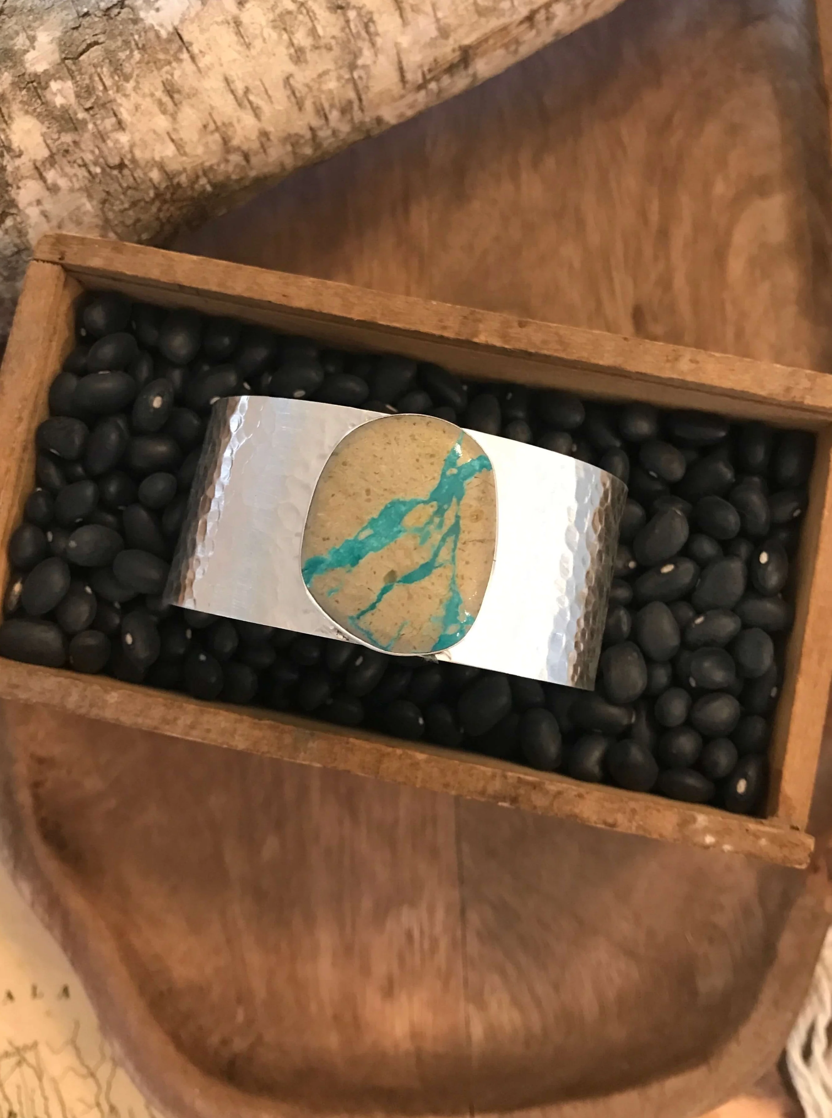 The Belle River Royston Turquoise Cuff, 5