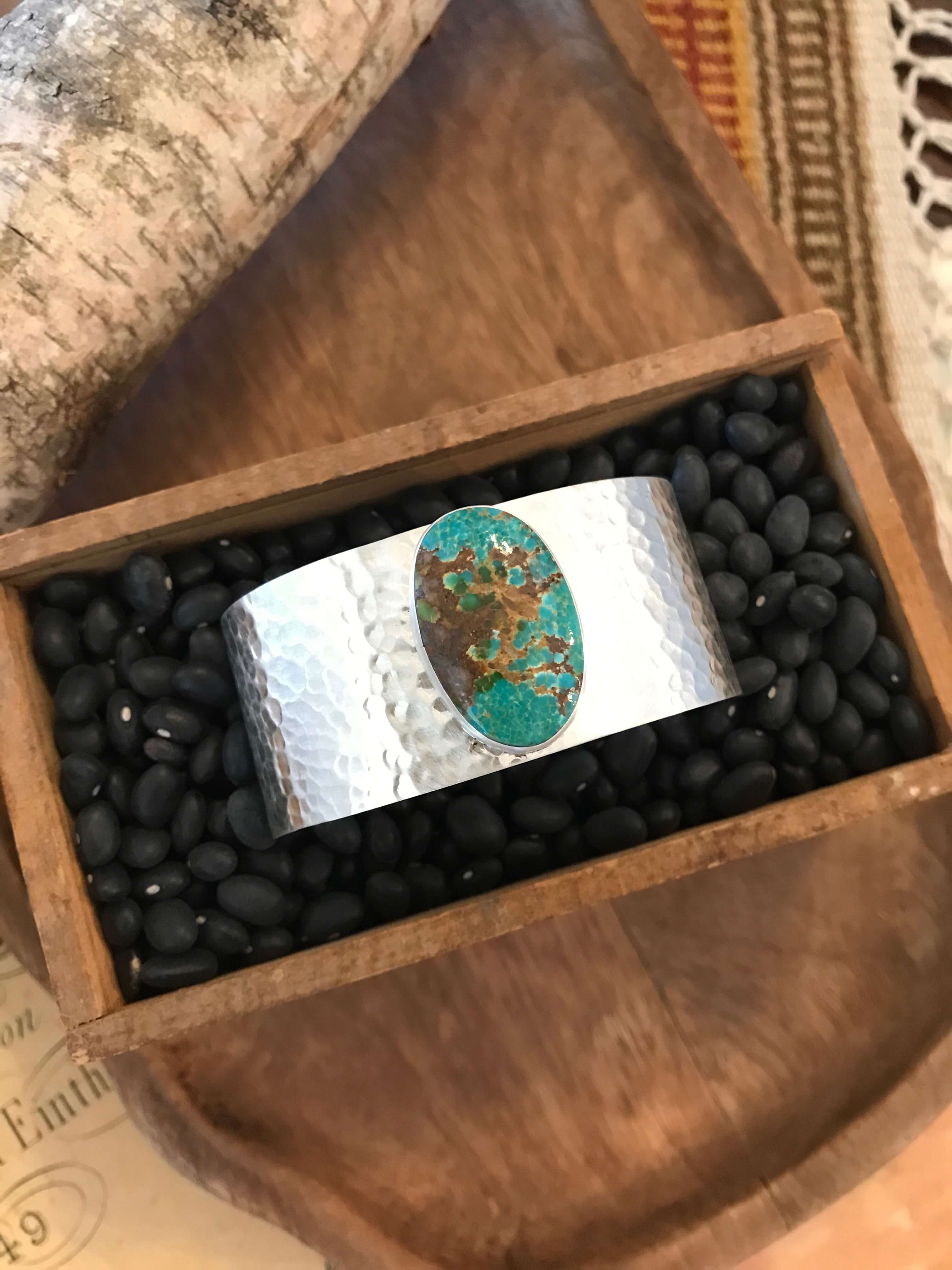 The Belle River Royston Turquoise Cuff, 8 - Image 4
