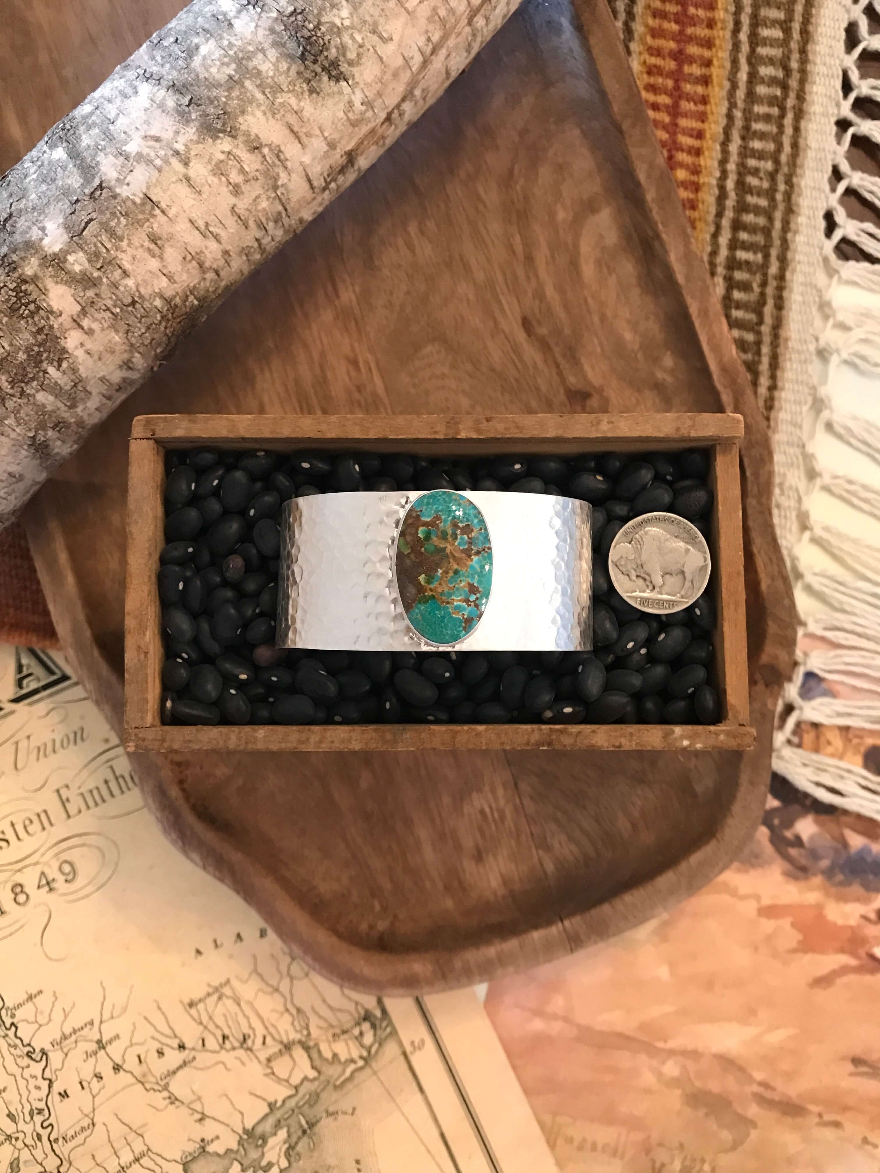 The Belle River Royston Turquoise Cuff, 8 - Image 7