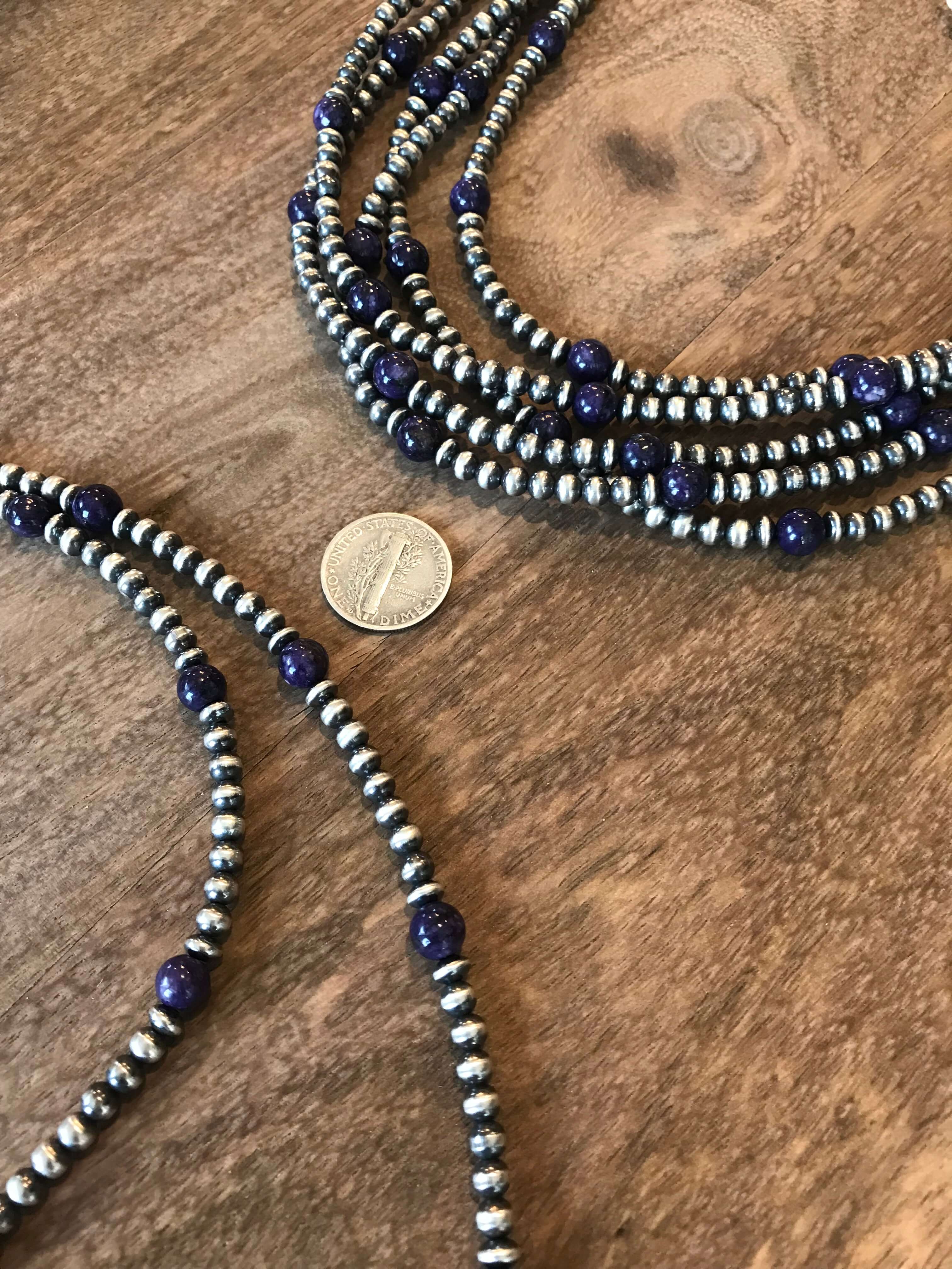 The Bend Charoite Necklace, 20" - Image 3