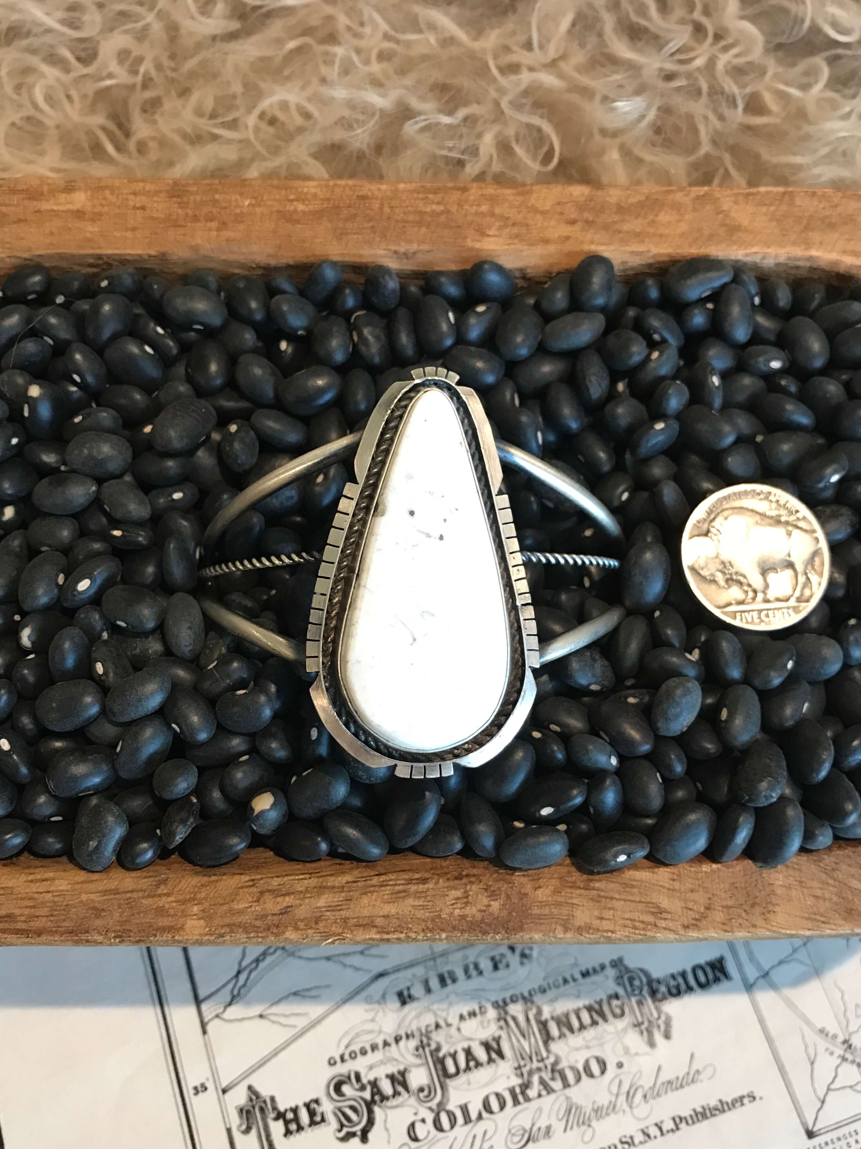 The Bergstrom White Buffalo Cuff - Image 2