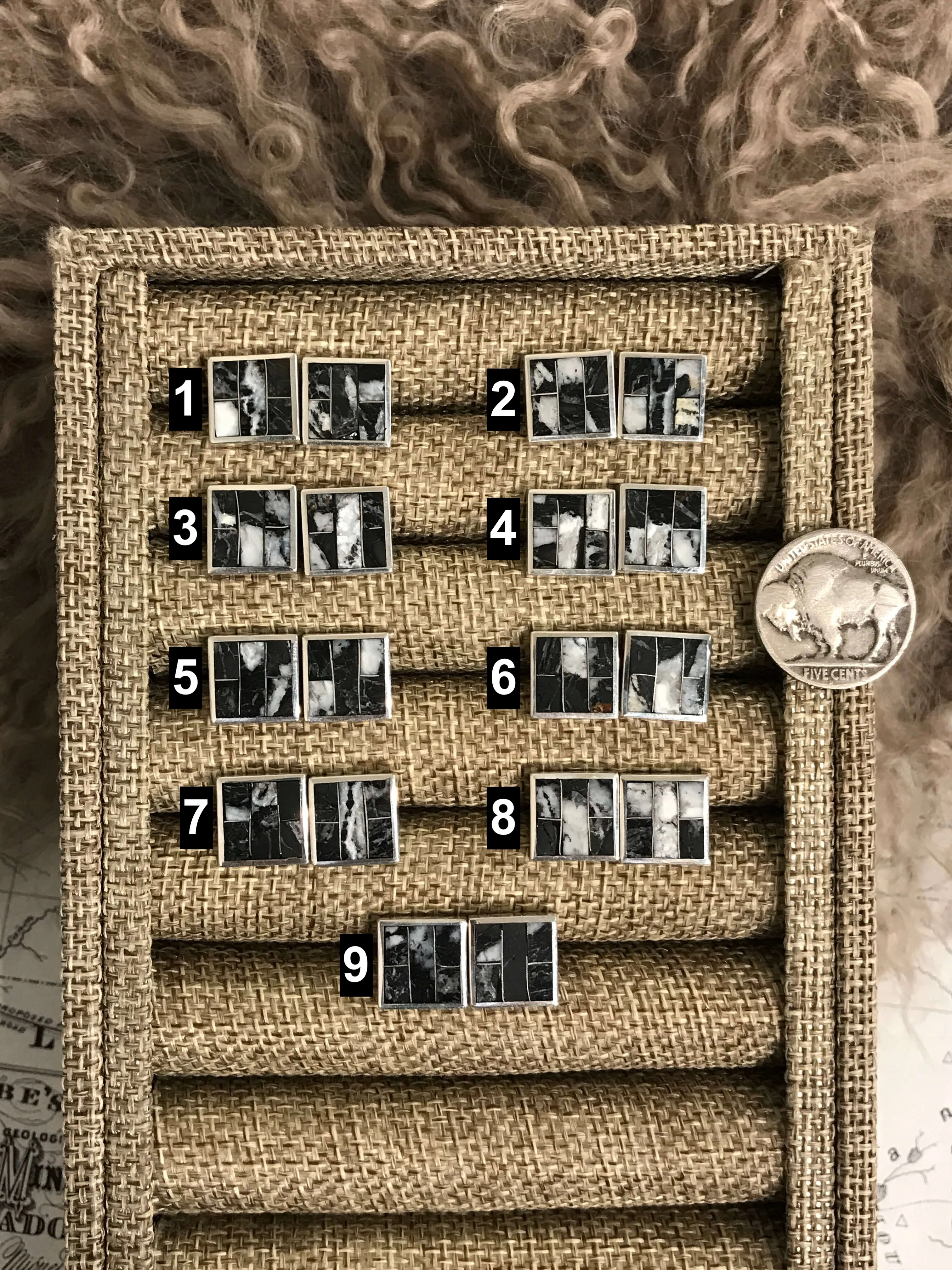 The Grande Bexar Inlay Studs - Image 2