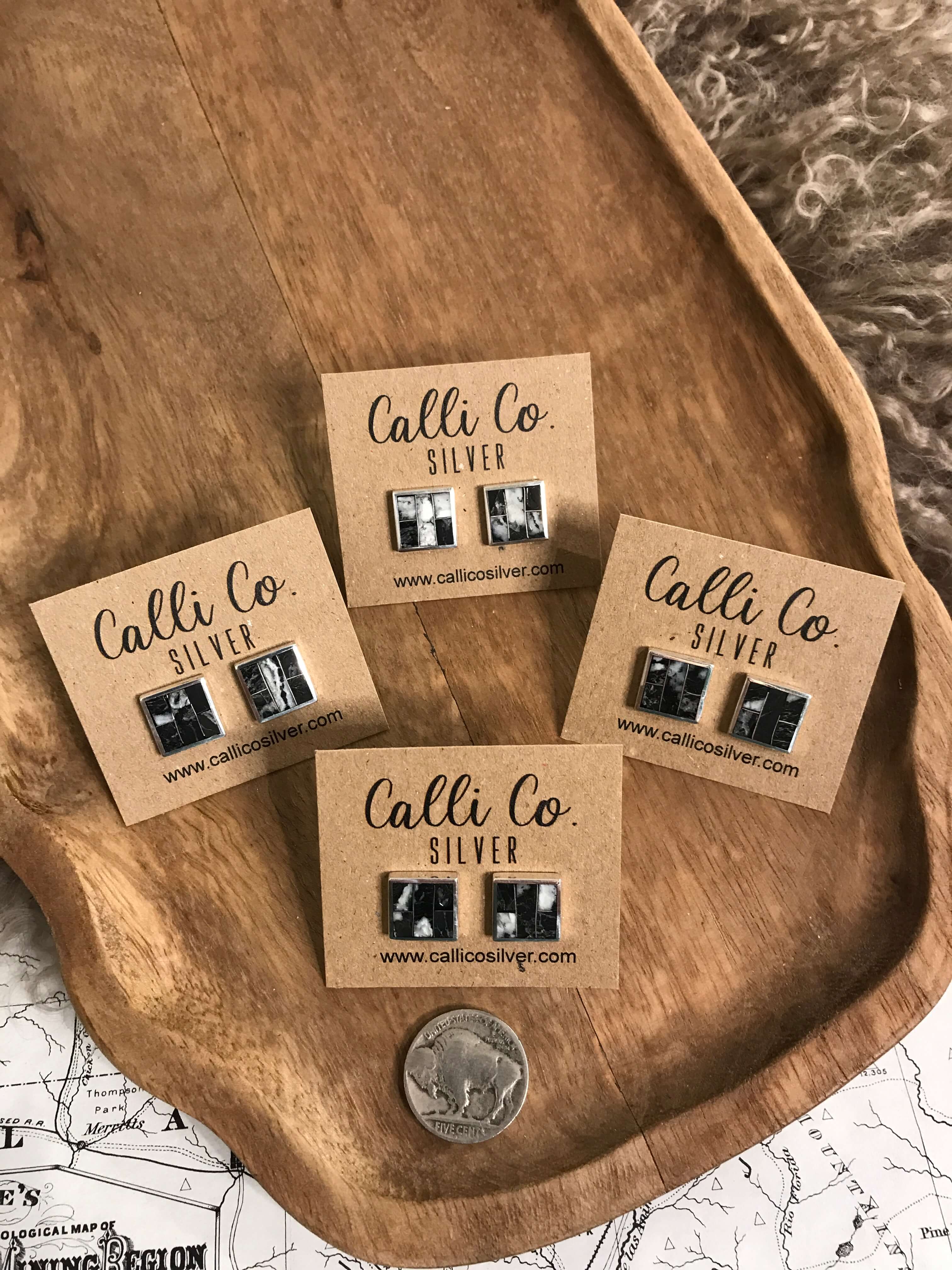The Grande Bexar Inlay Studs - Image 3