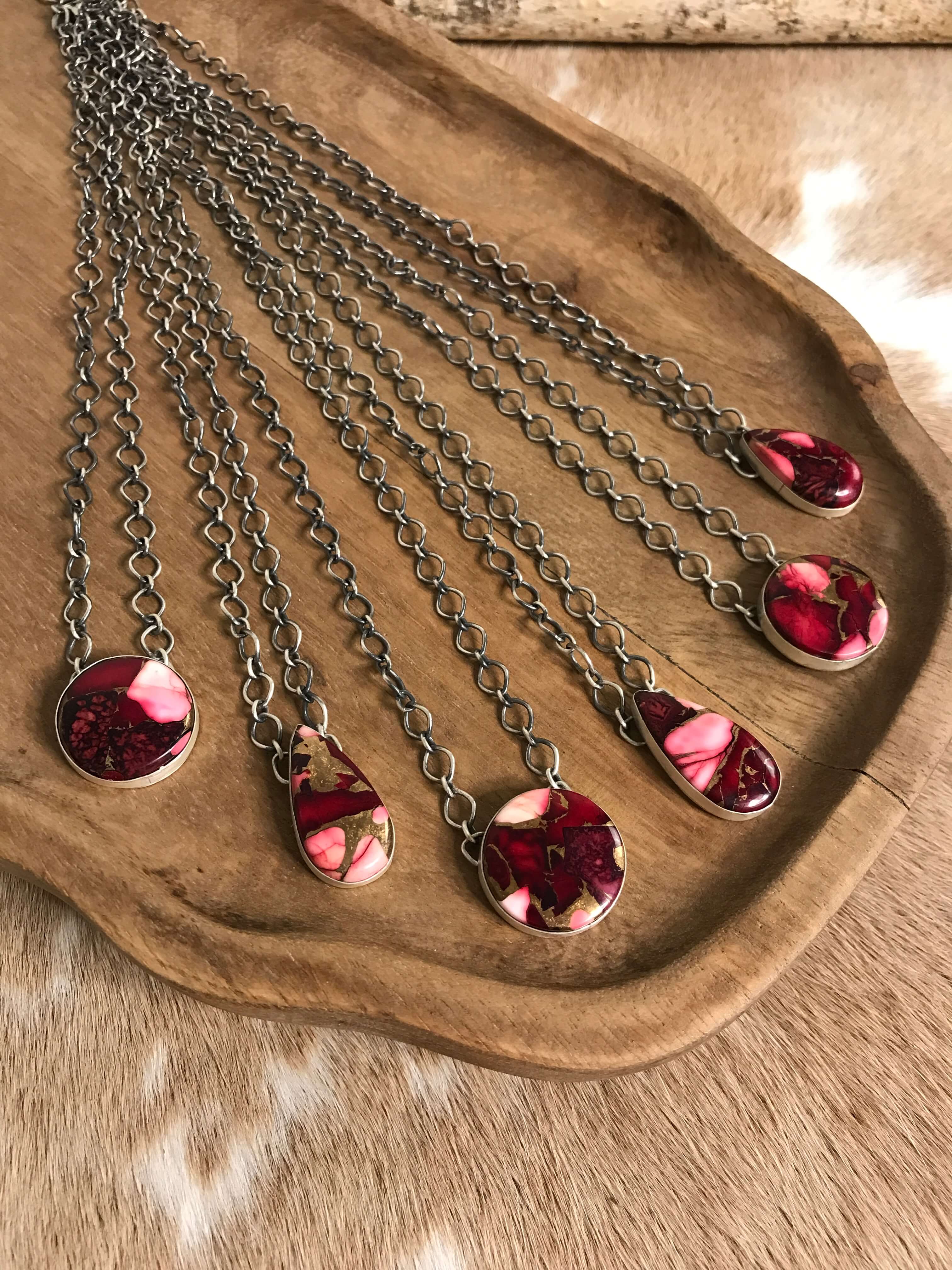 The Bianca Dahlia Rose Necklaces