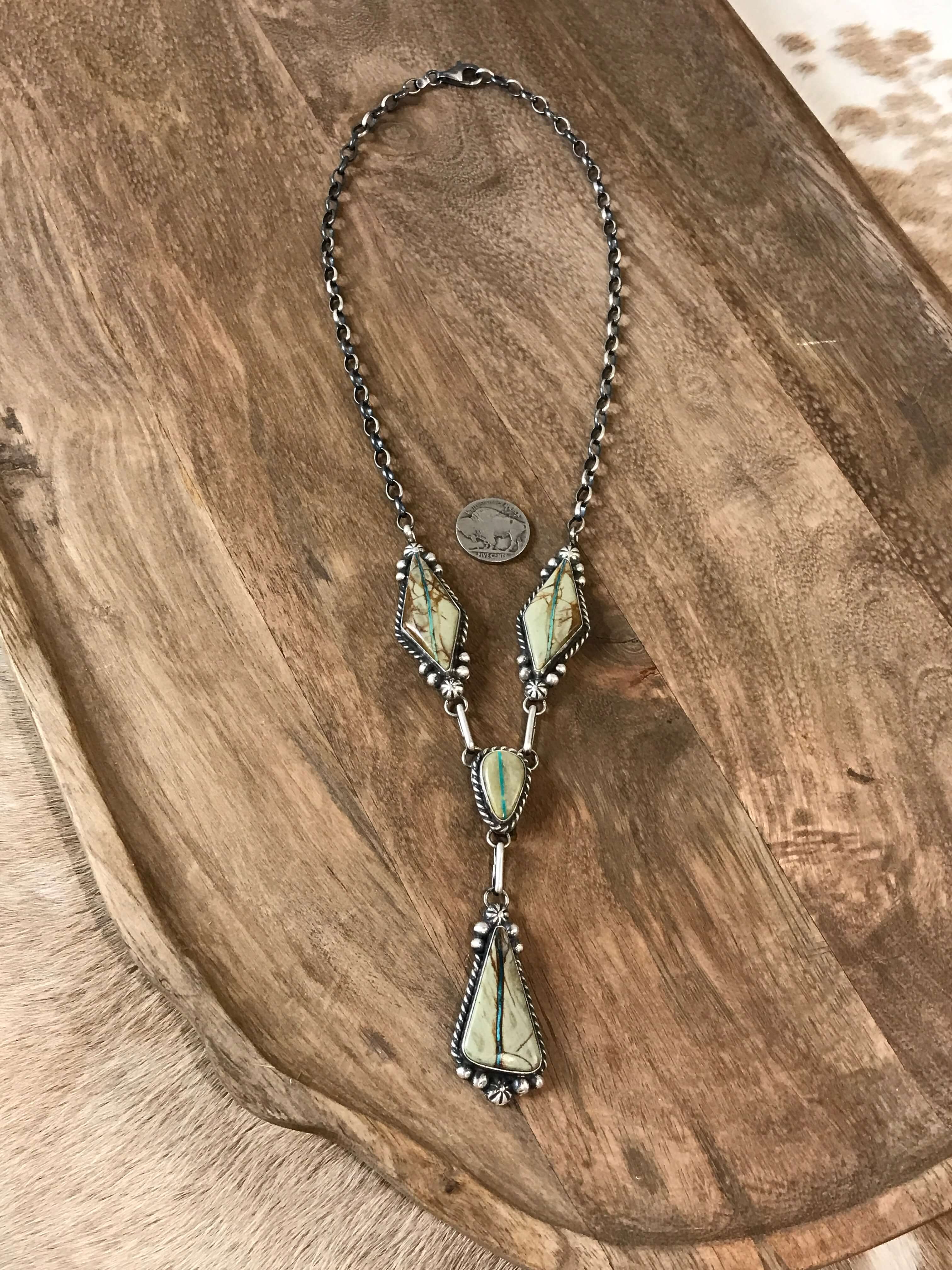 The Blaze Lariat Necklace Set - Image 6