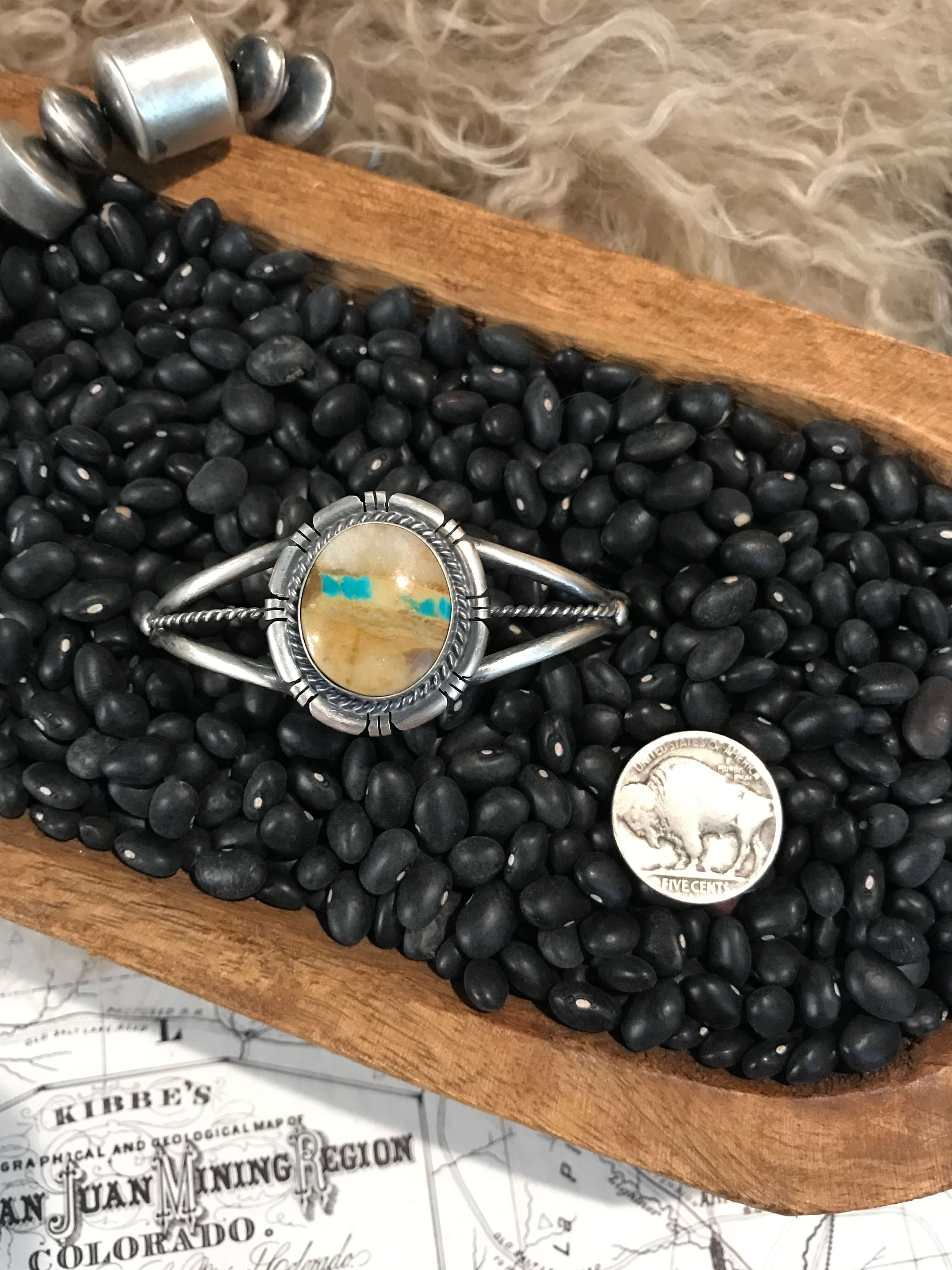 The Boulder Turquoise Cuff, 3 - Image 2