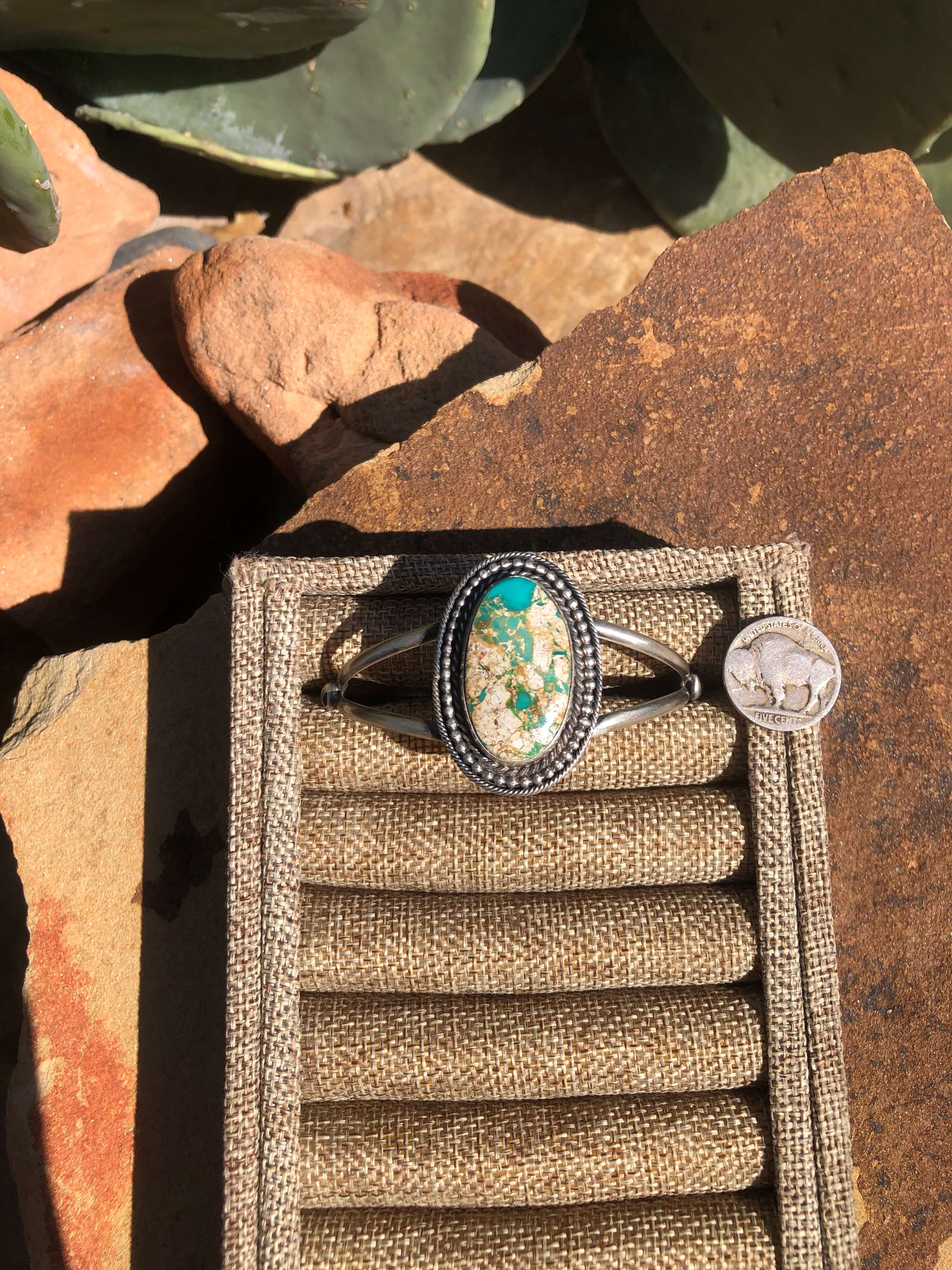 The Bozeman Turquoise Cuff - Image 6