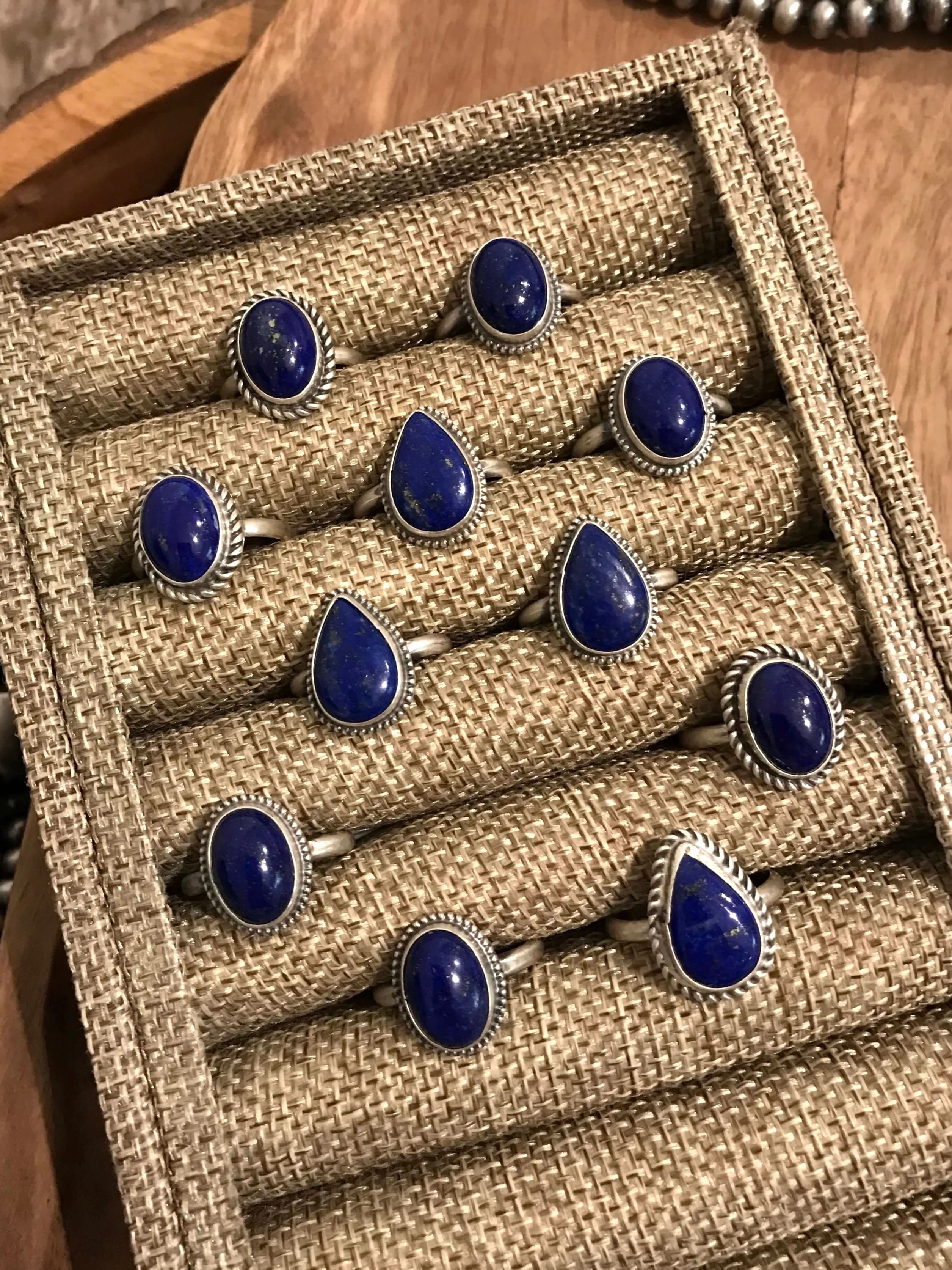 The Brenham Rings in Lapis