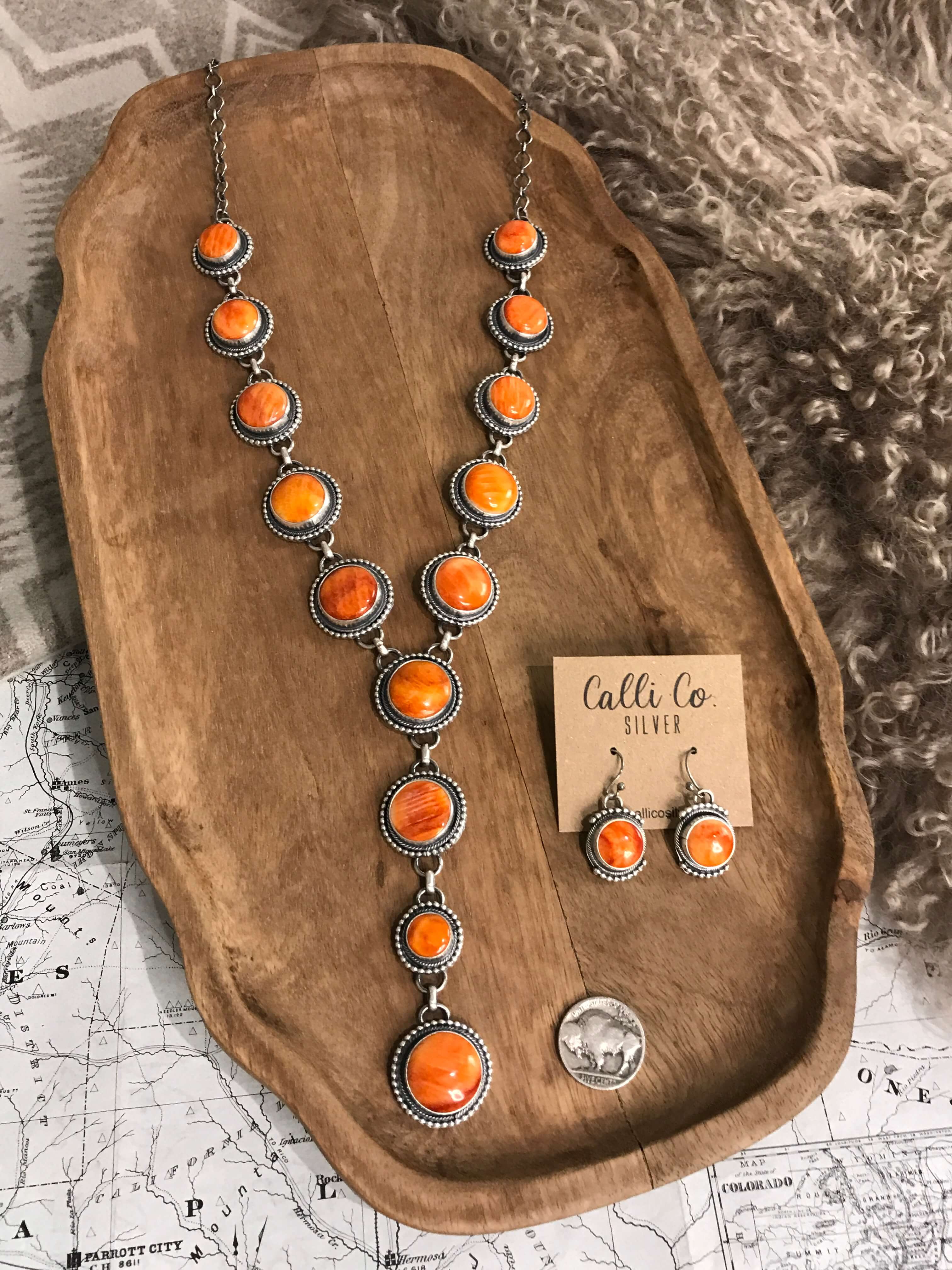 The Brighton Lariat Necklace Set - Image 4