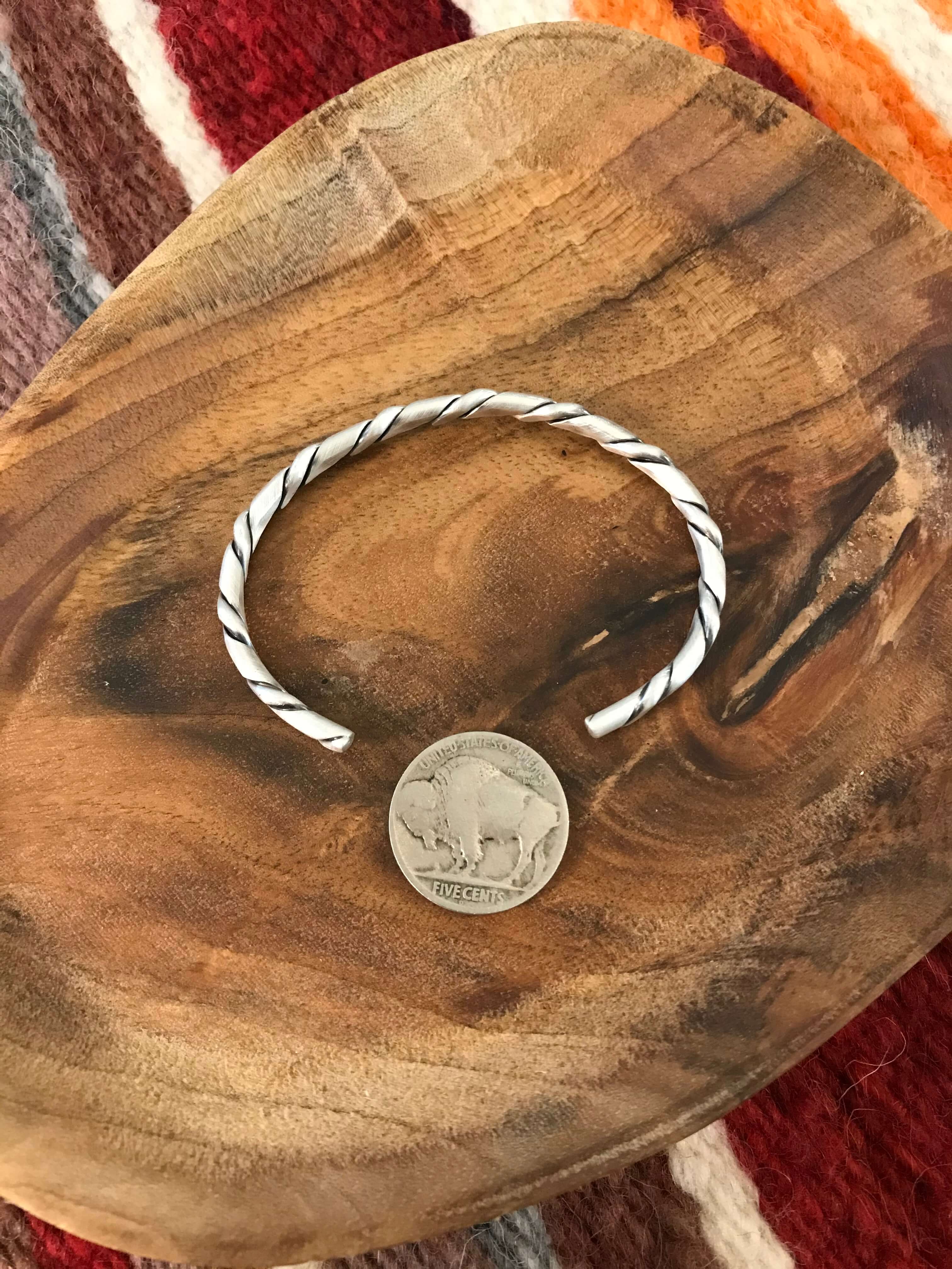 The Brockton Sterling Stacking Cuff - Image 3