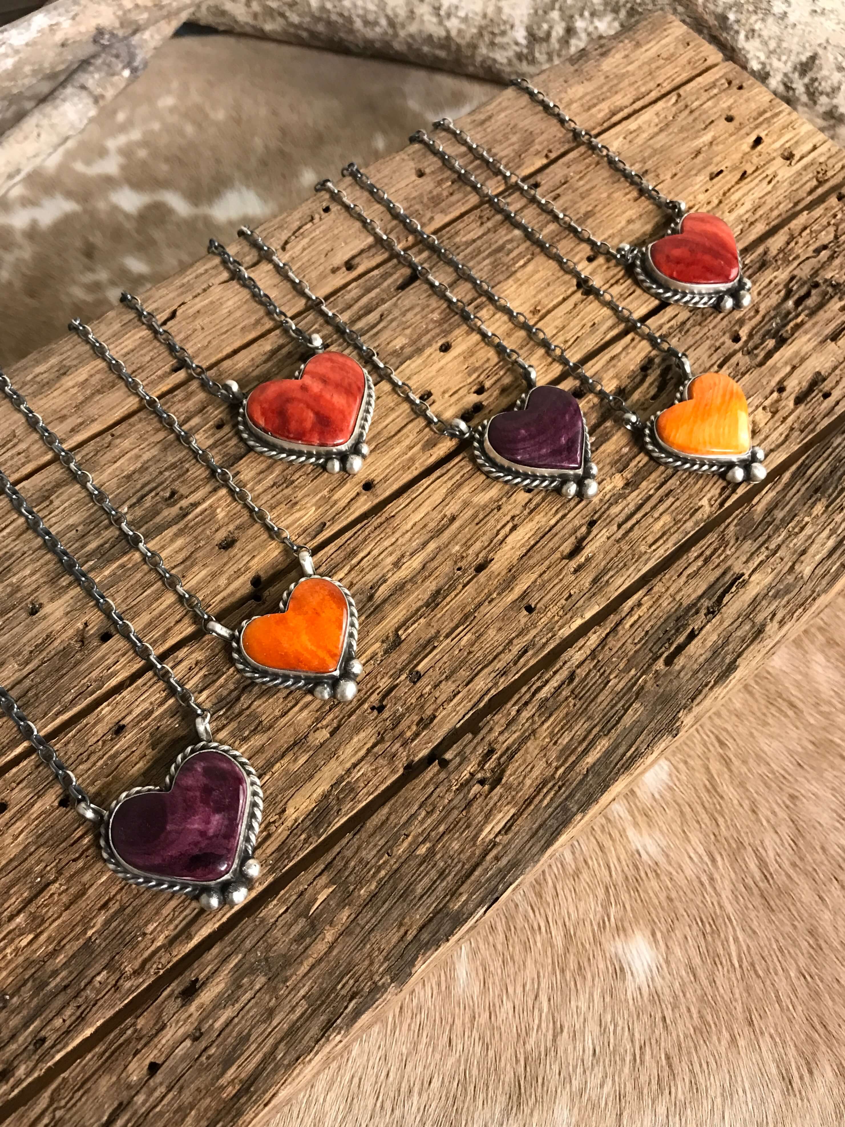 The Bronson Heart Necklaces
