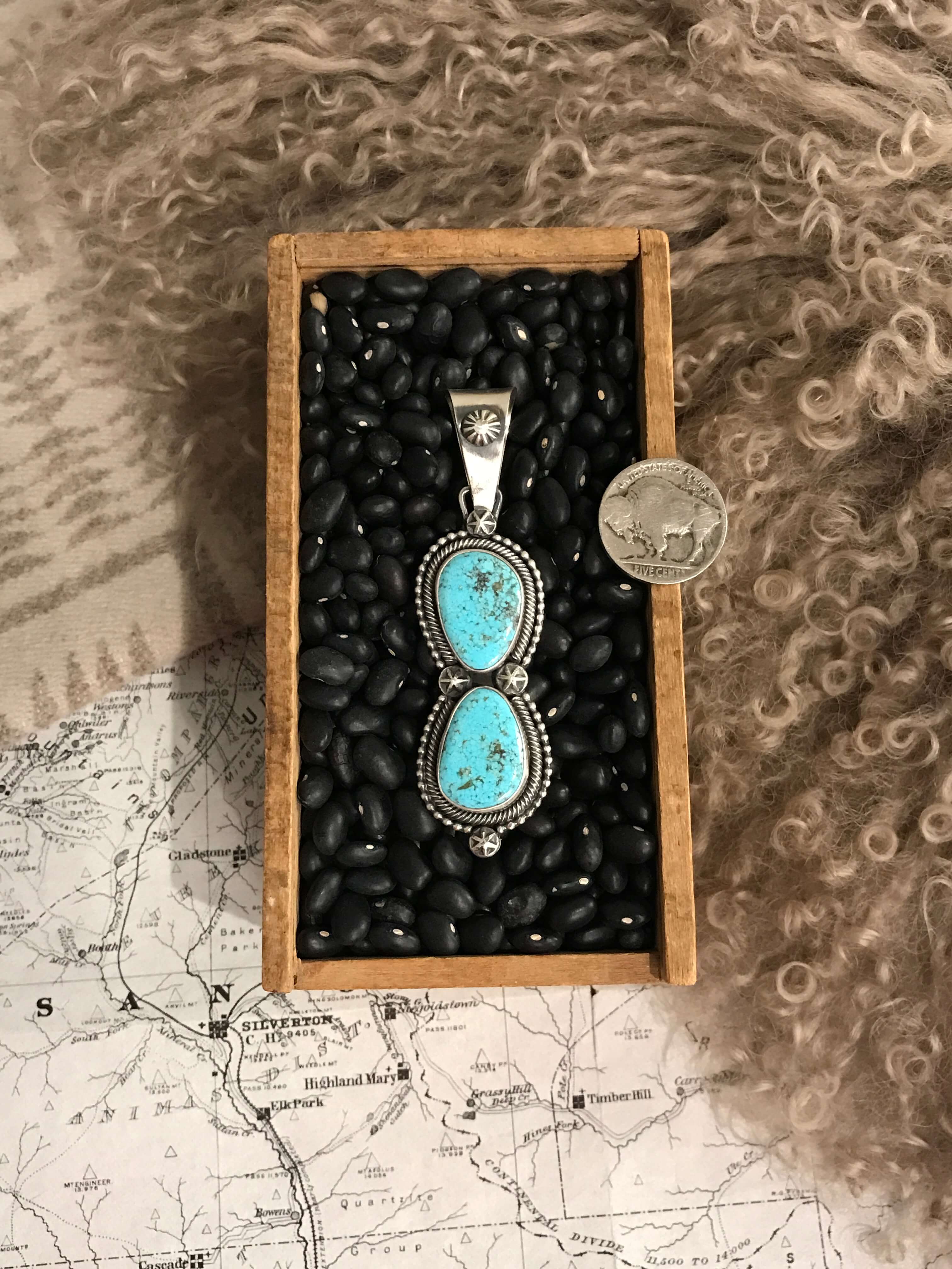 The Bryce Turquoise Pendant, 3 - Image 3