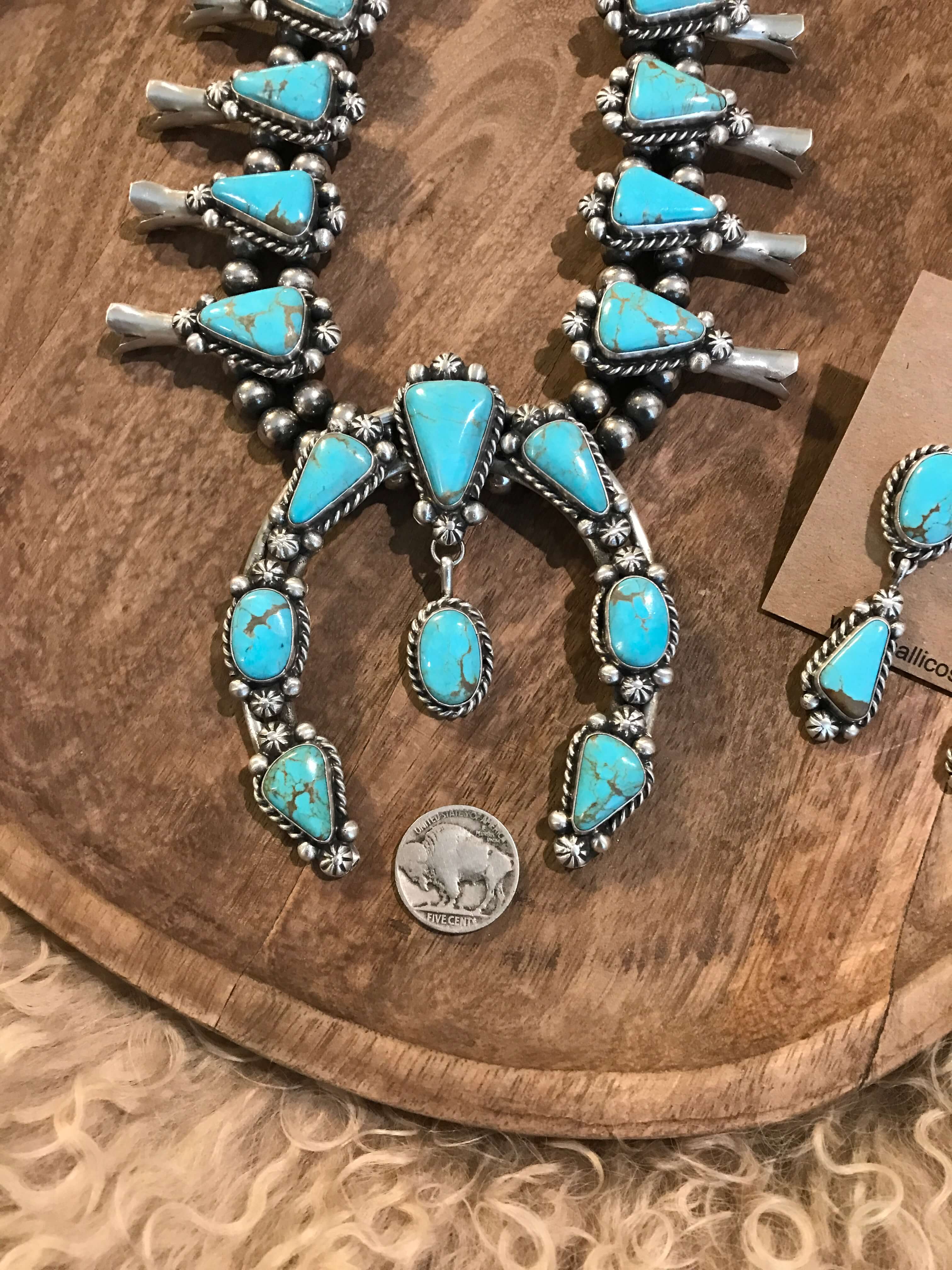 The Caledo Squash Blossom Necklace Set - Image 4