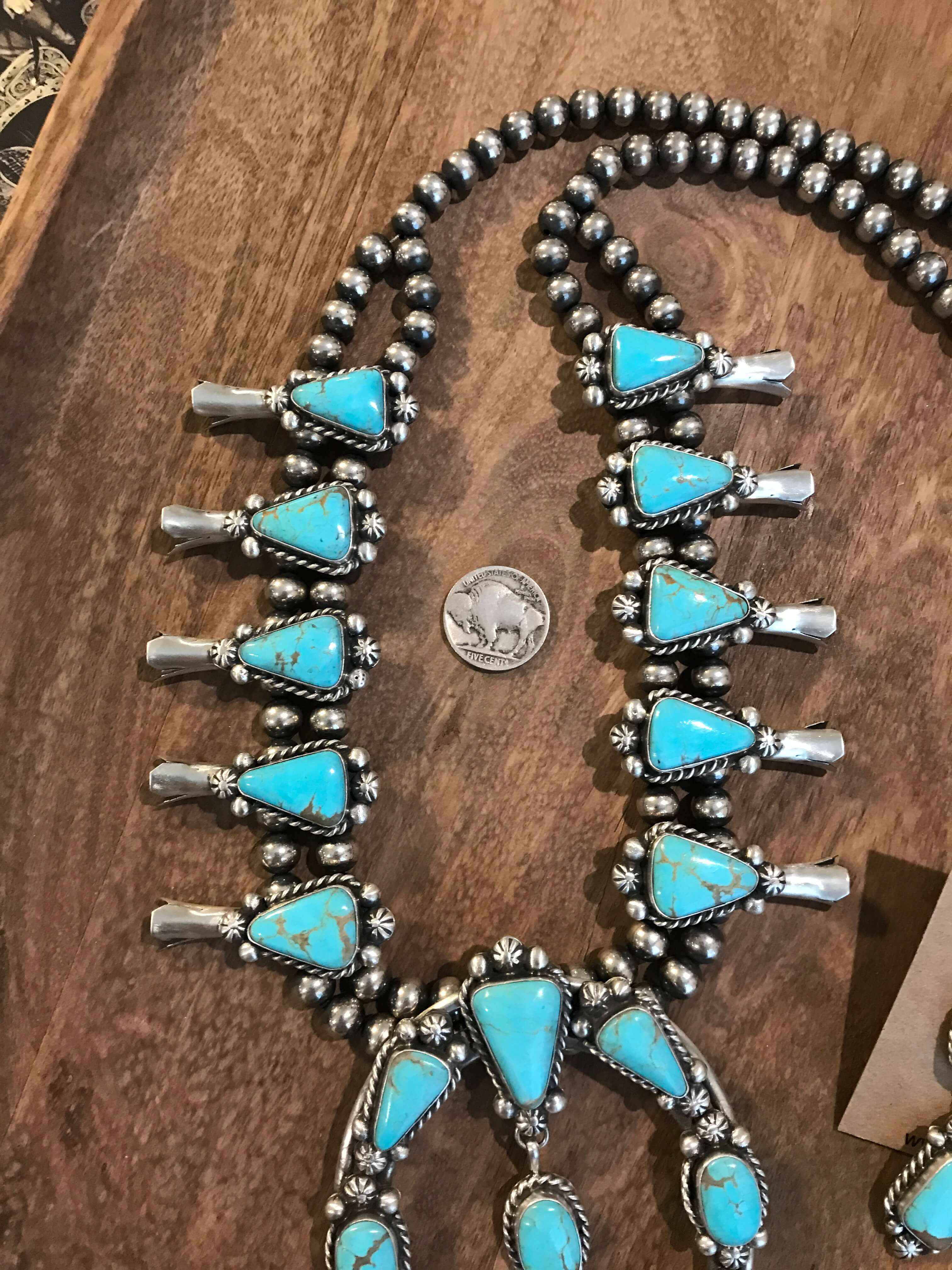 The Caledo Squash Blossom Necklace Set - Image 5