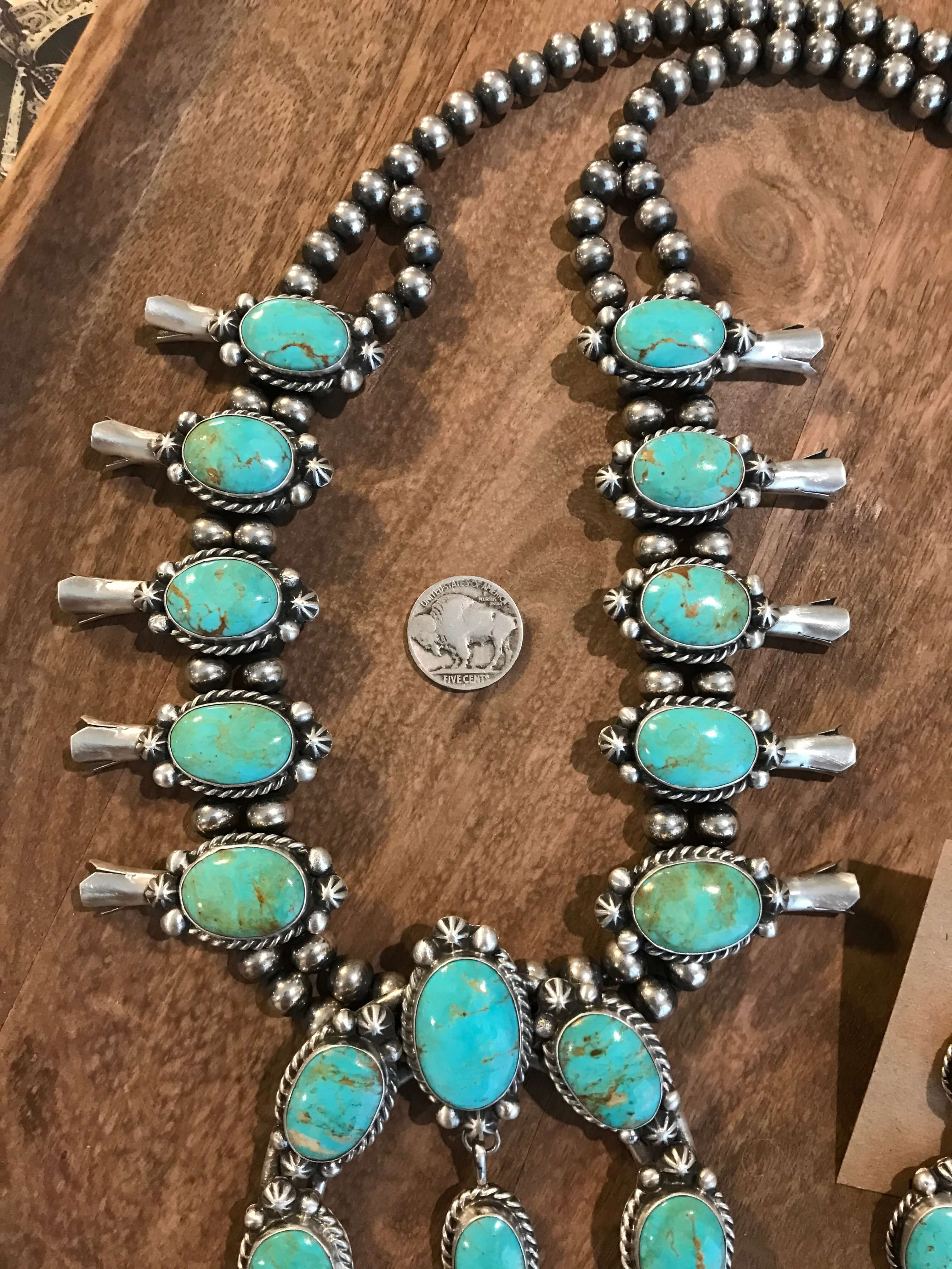 The Captain Squash Blossom Necklace Set - Image 6