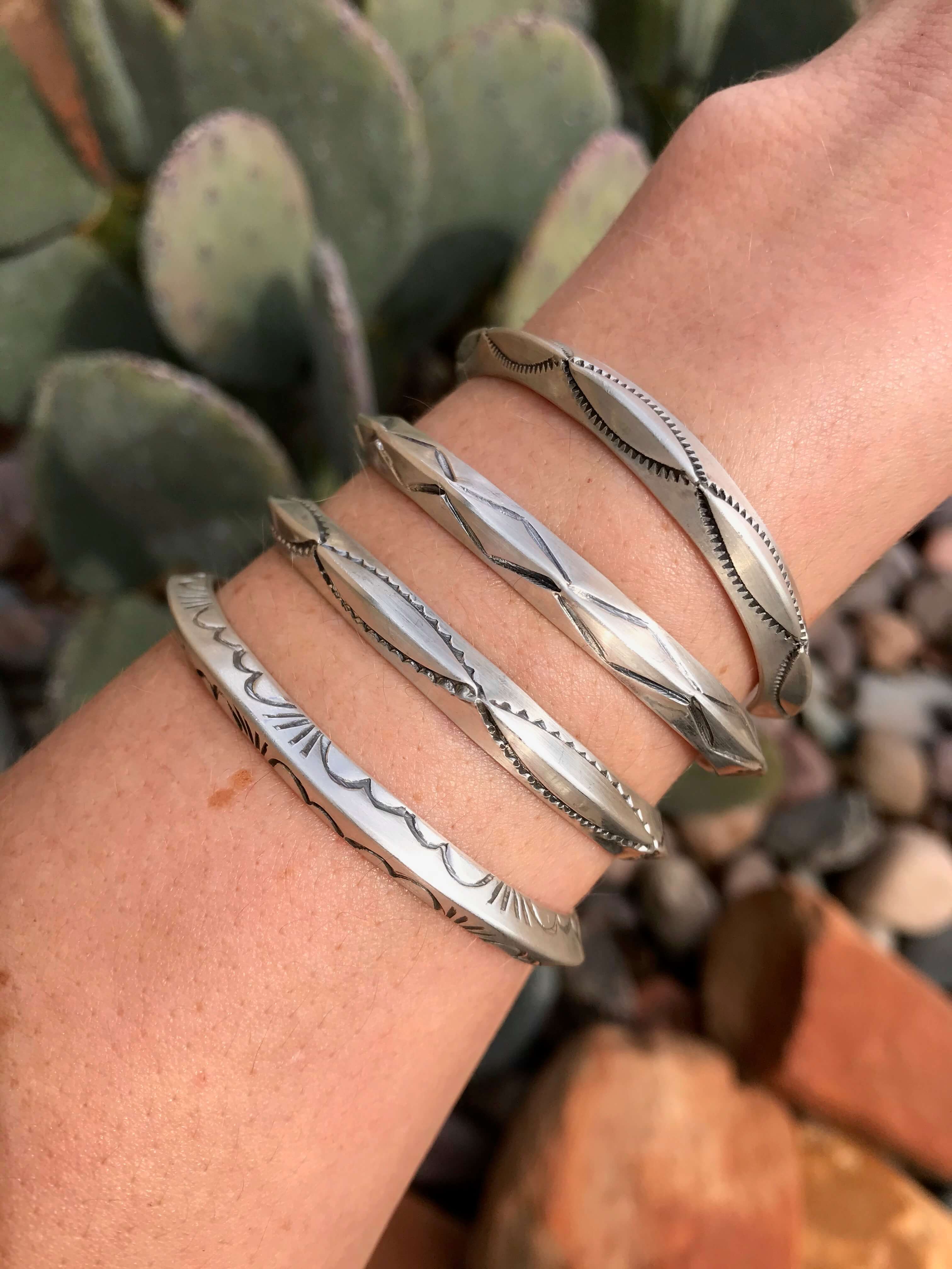 The Cardona Sterling Stacking Cuff - Image 3
