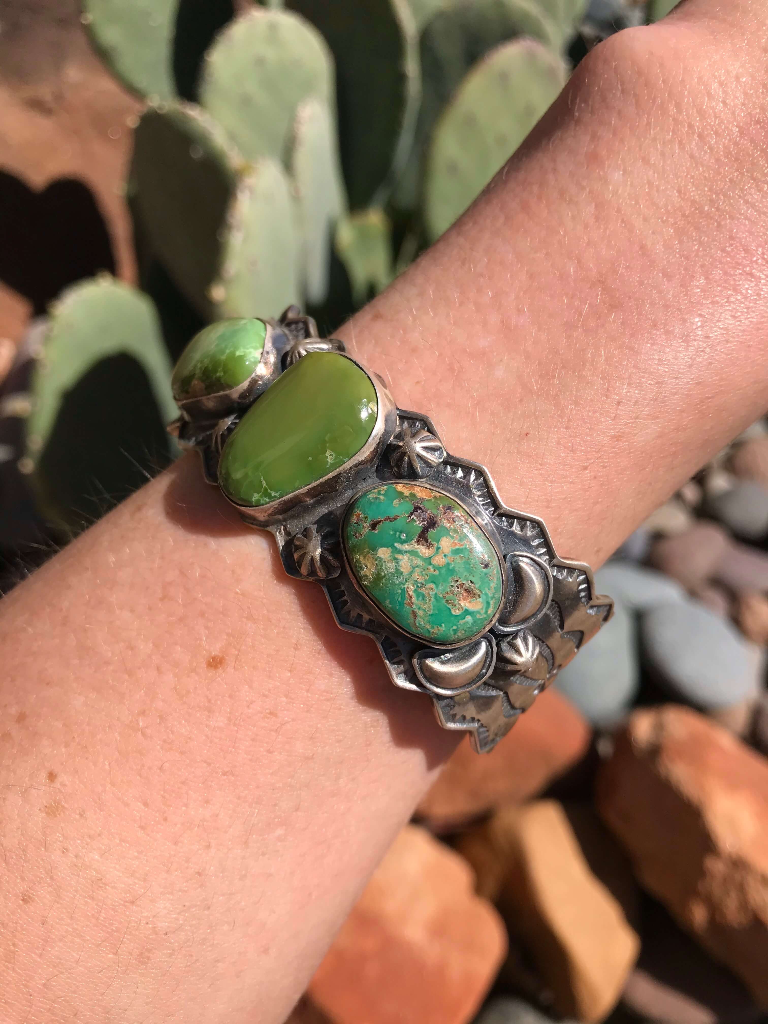 The Carlsbad Turquoise Cuff - Image 2
