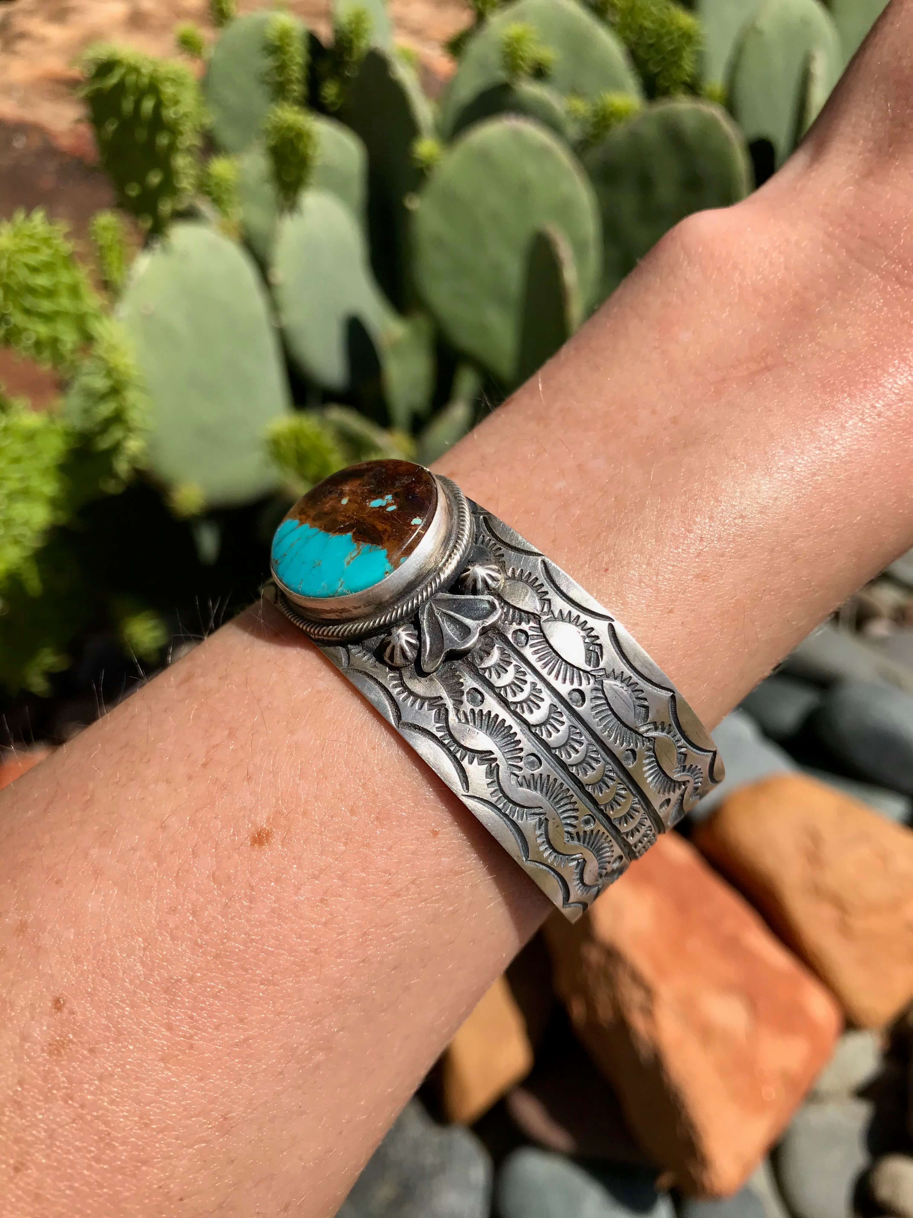 The Cedar Valley Turquoise Cuff - Image 3