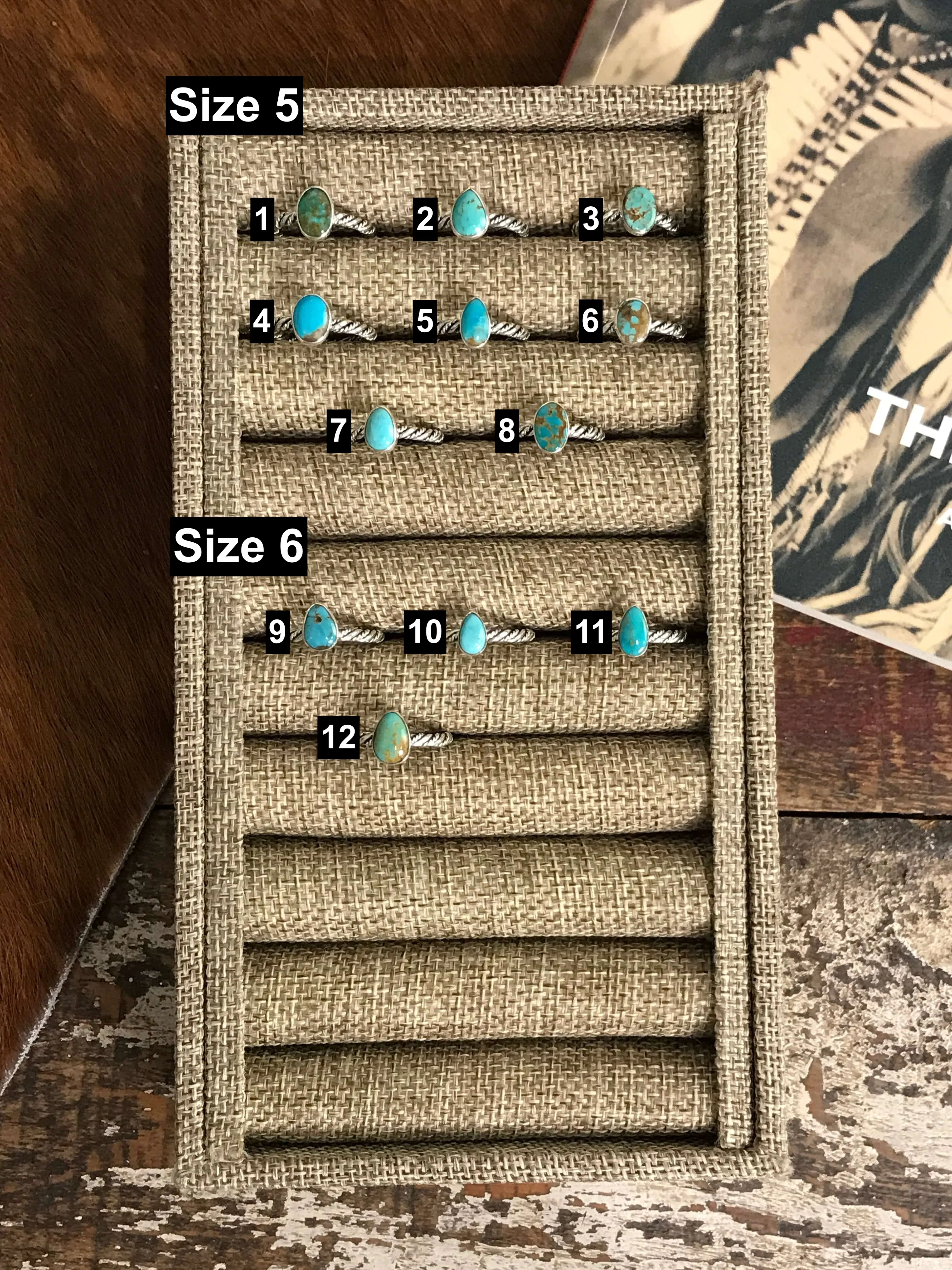 The Chesapeake Rings in Turquoise - Image 2