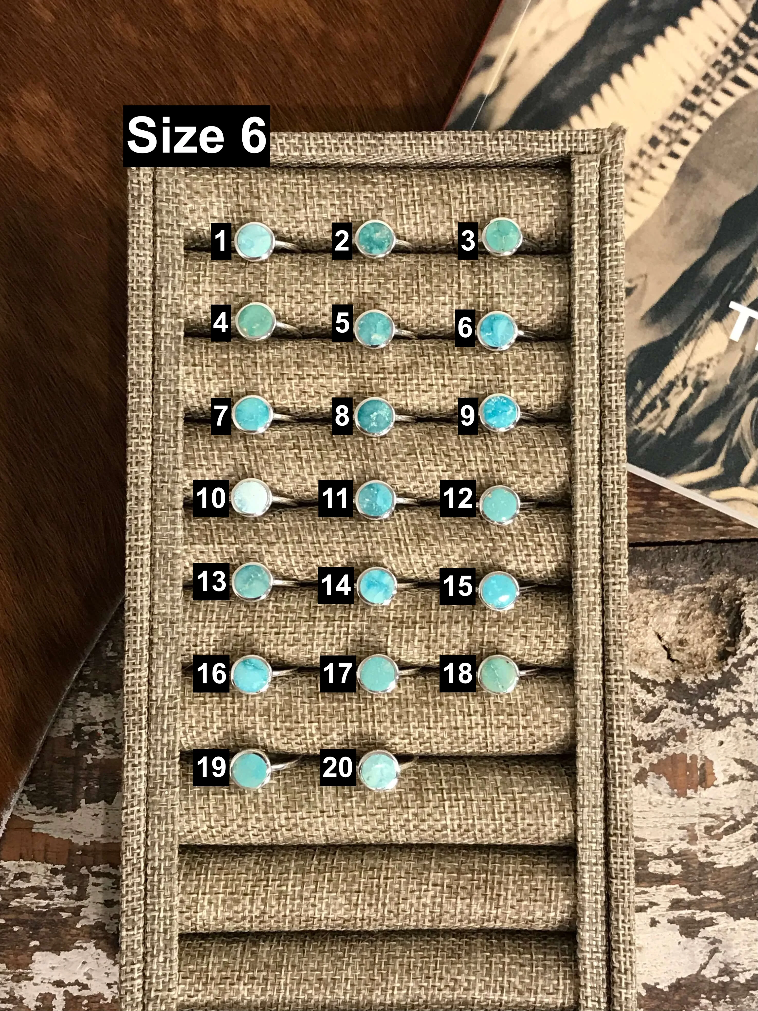 The Inlay Collection Cirque Turquoise Rings - Image 2