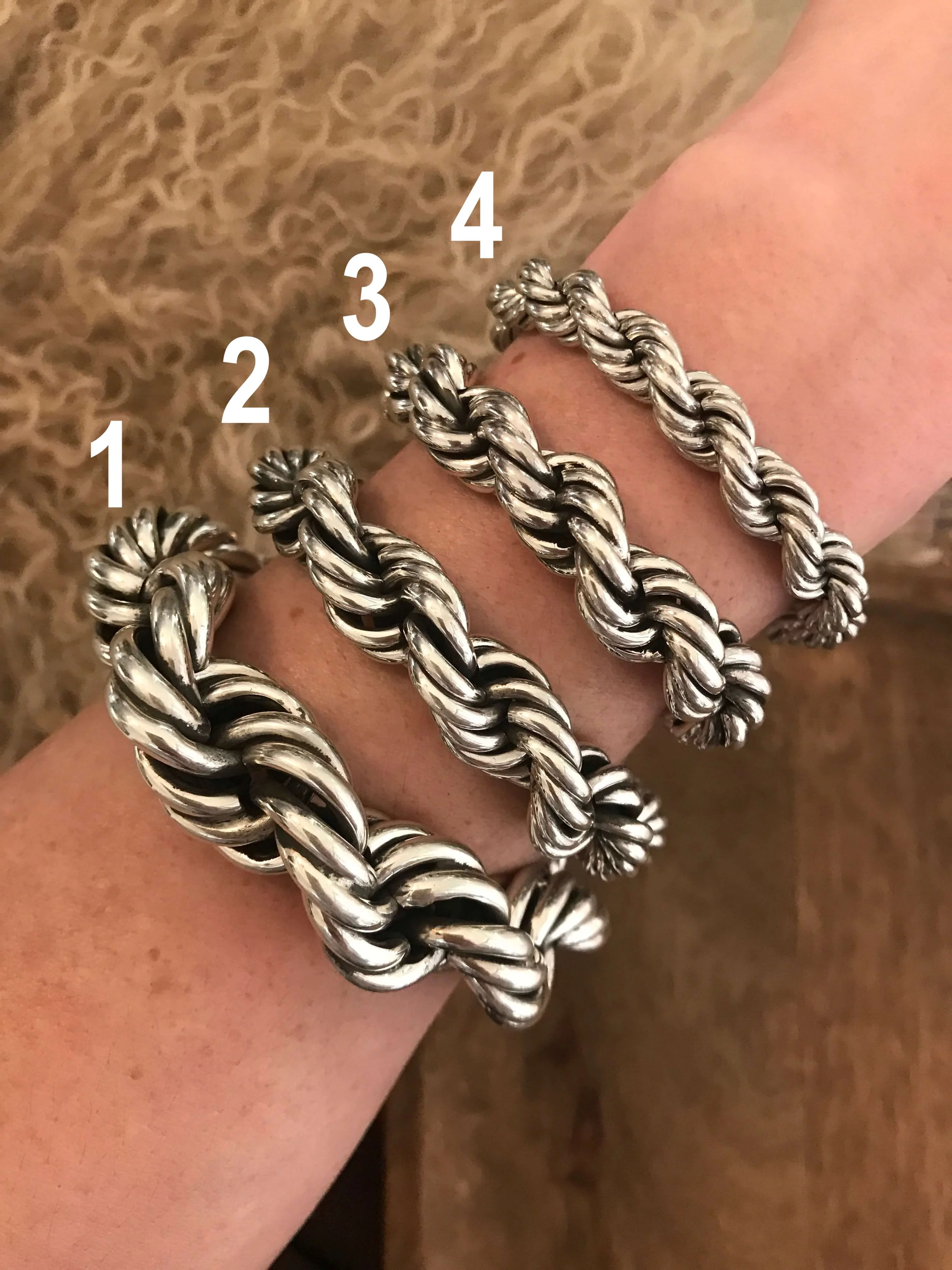 The Classic Sterling Rope Bracelet - Image 3