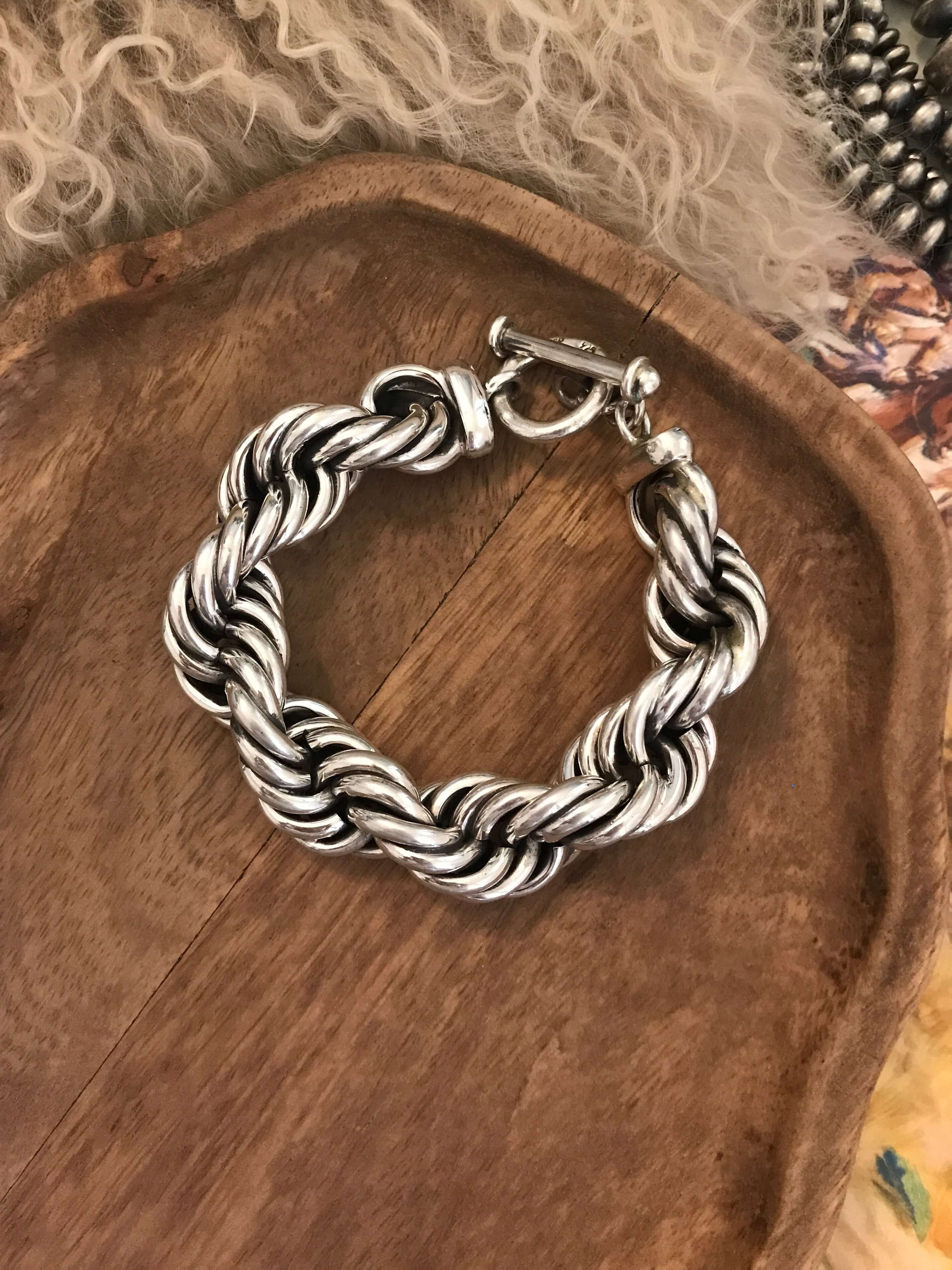 The Classic Sterling Rope Bracelet - Image 4