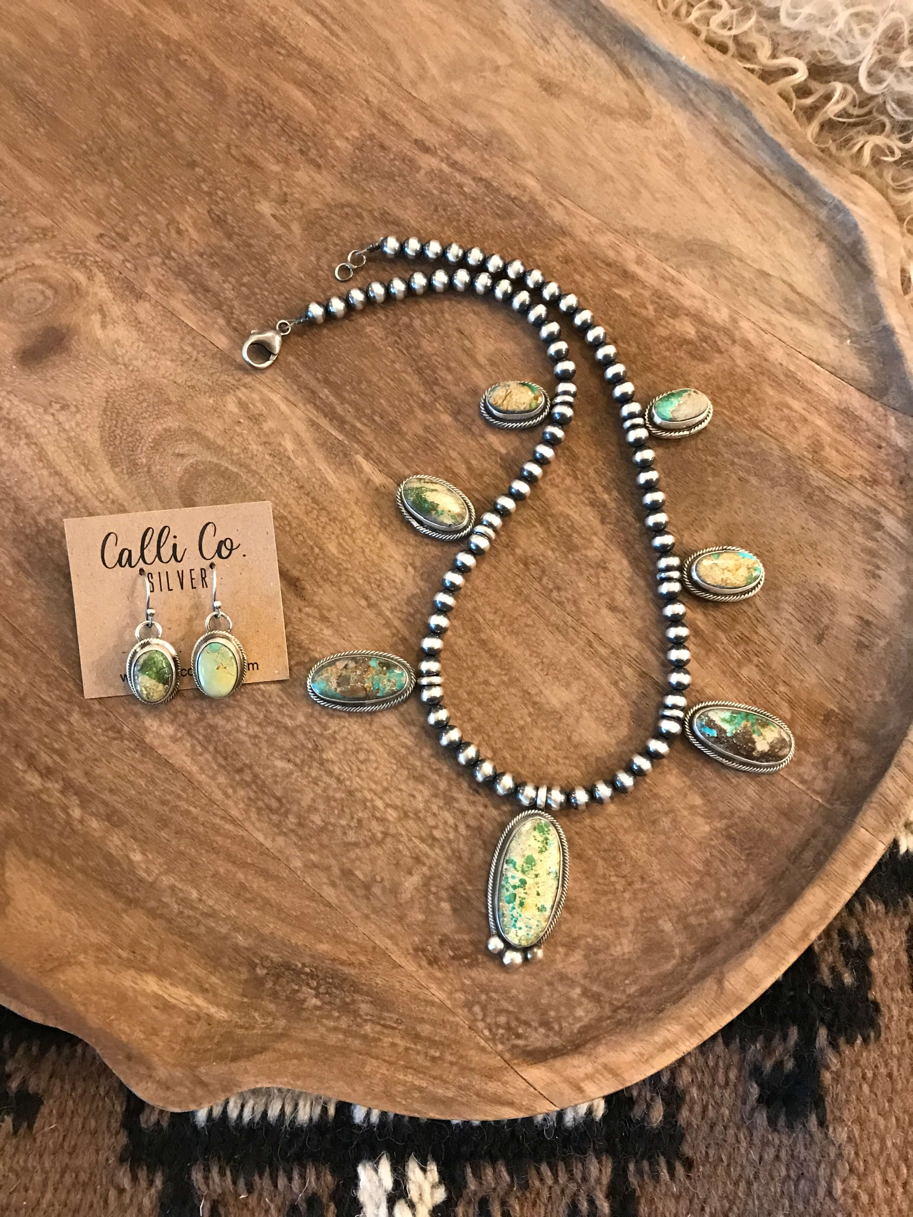 The Colca Turquoise Statement Necklace - Image 6